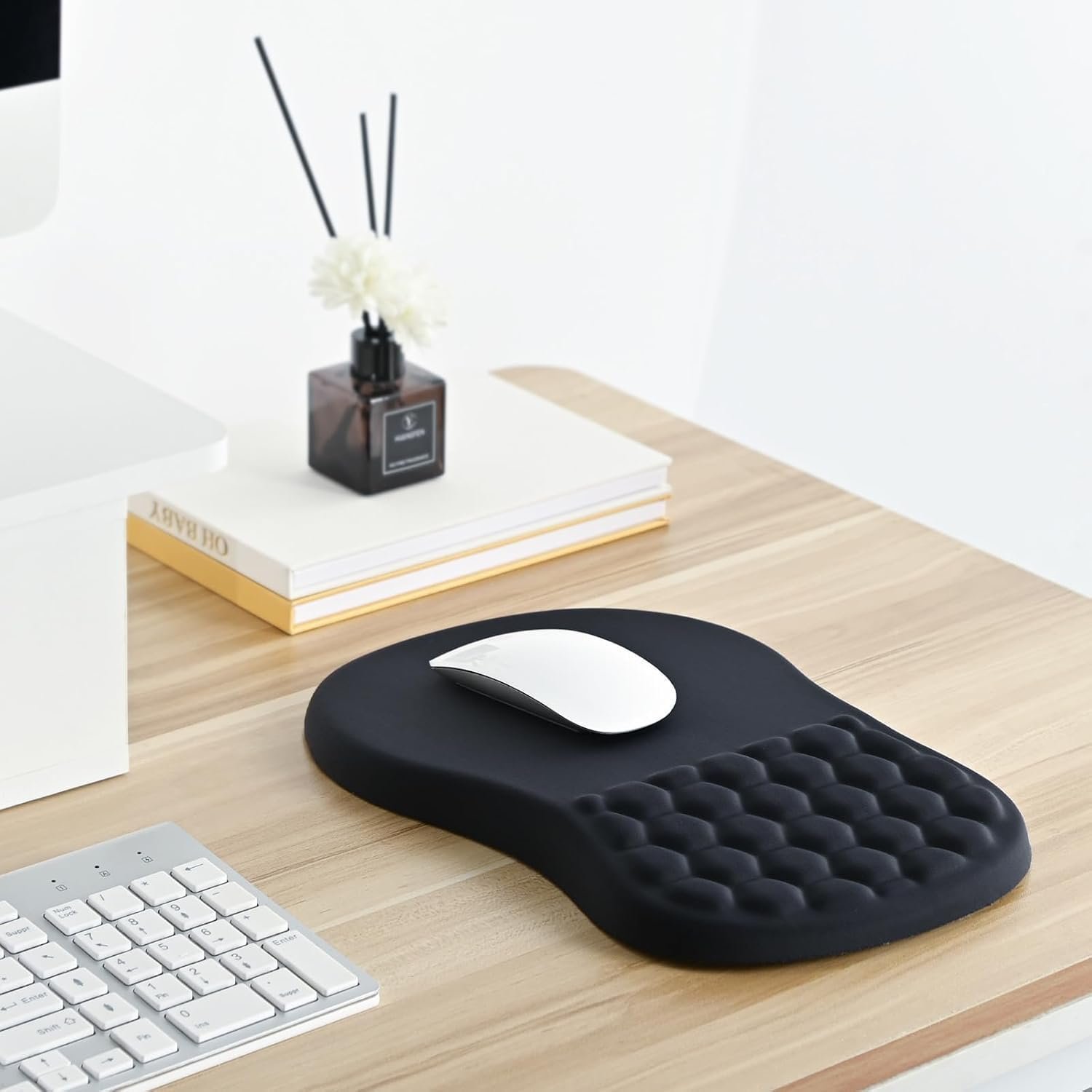 EooCoo Mouse Mat Wrist Support, Gaming Mouse Pad, Mousepad Large, Black - Image 7
