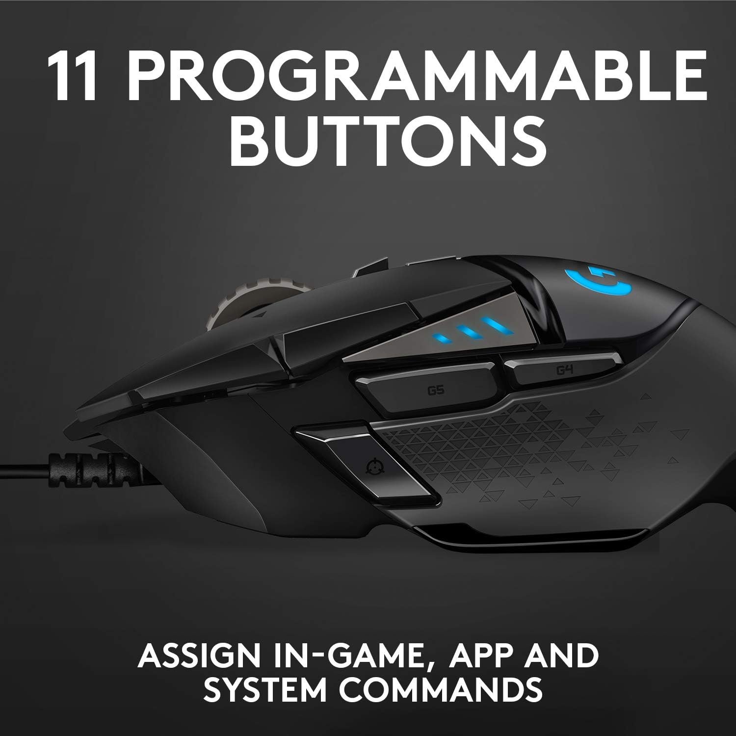 Logitech G502 HERO High Performance Wired Gaming Mouse - Image 5
