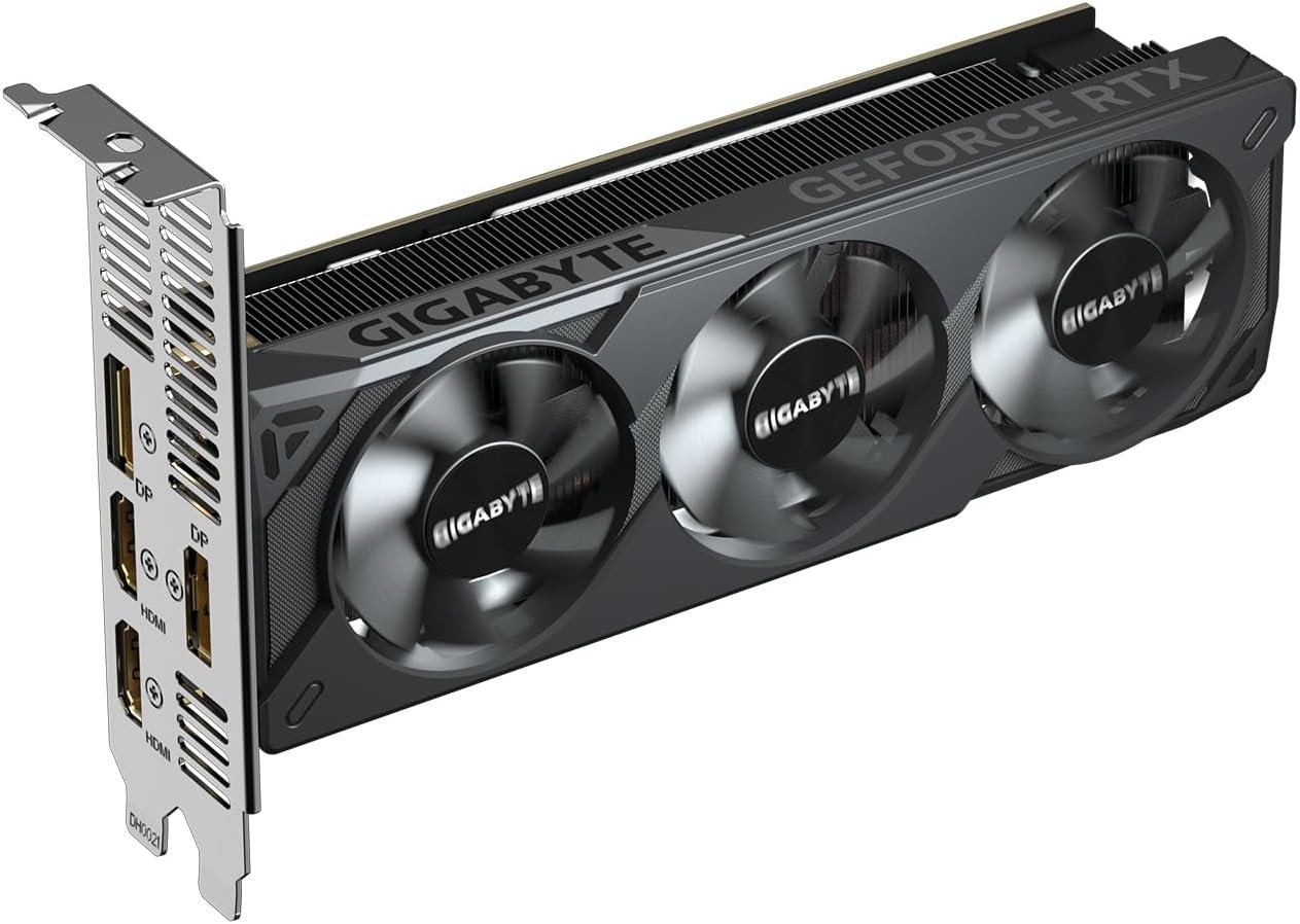 Gigabyte GeForce RTX 5050 OC Low Profile 8G Graphics Card - 8GB GDDR6, 128bit, PCI-E 5.0, 2587MHz Core Clock, 2 x DP, 2 x HDMI, NVIDIA DLSS 4, GV-N5050OC-8GL - Image 5