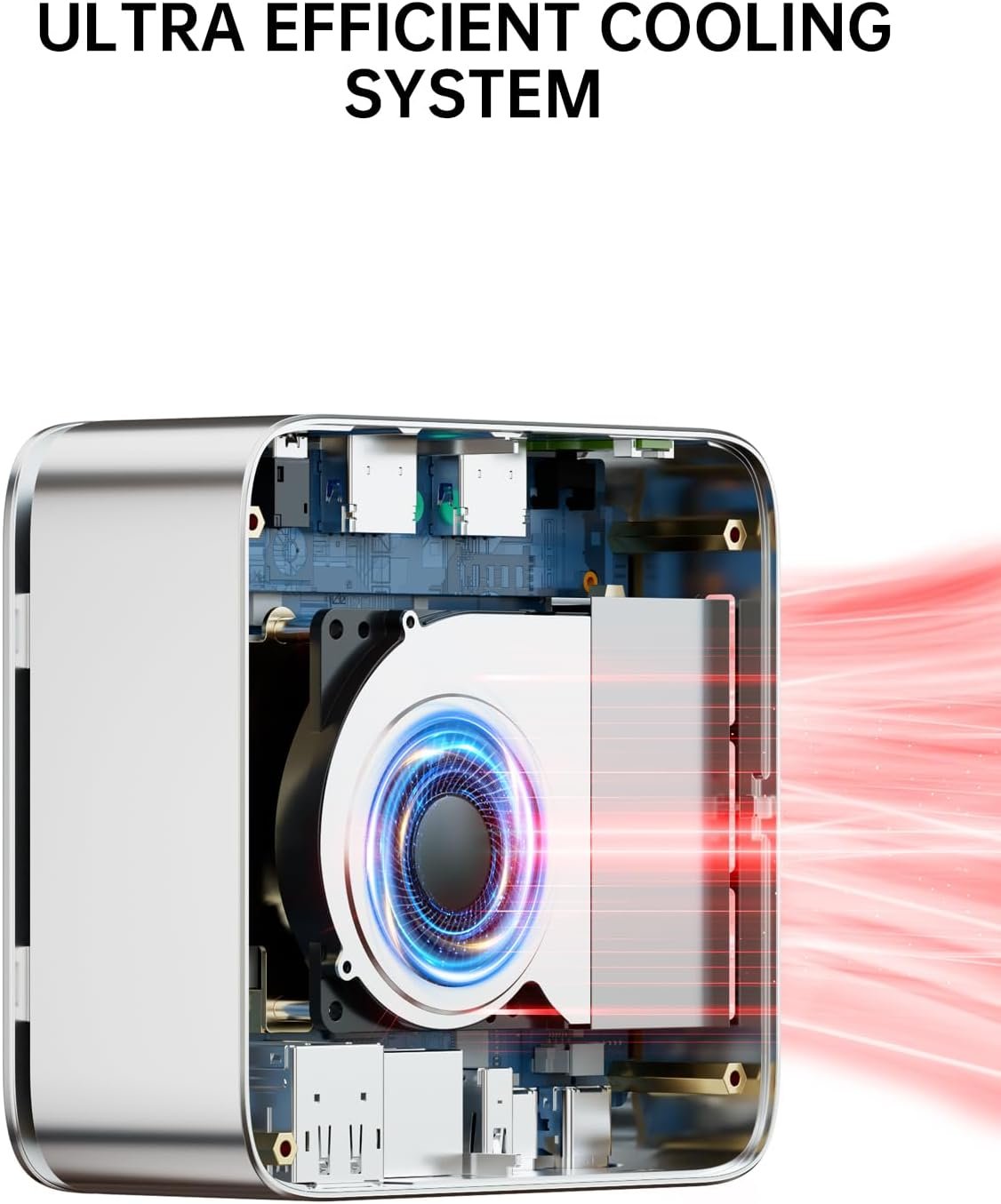 GMKtec (3-year warranty AMD Ryzen 5 Mini-PC 3500U (more powerful than 4300U/N150/N100/N95 4C/8T 4.50 GHz), G10 Mini-Computer, 16GB DDR4 RAM + 512GB PCIe 3.0x4 SSD, WiFi 5/USB 3.2/USB-C/BT 5.0 - Image 9
