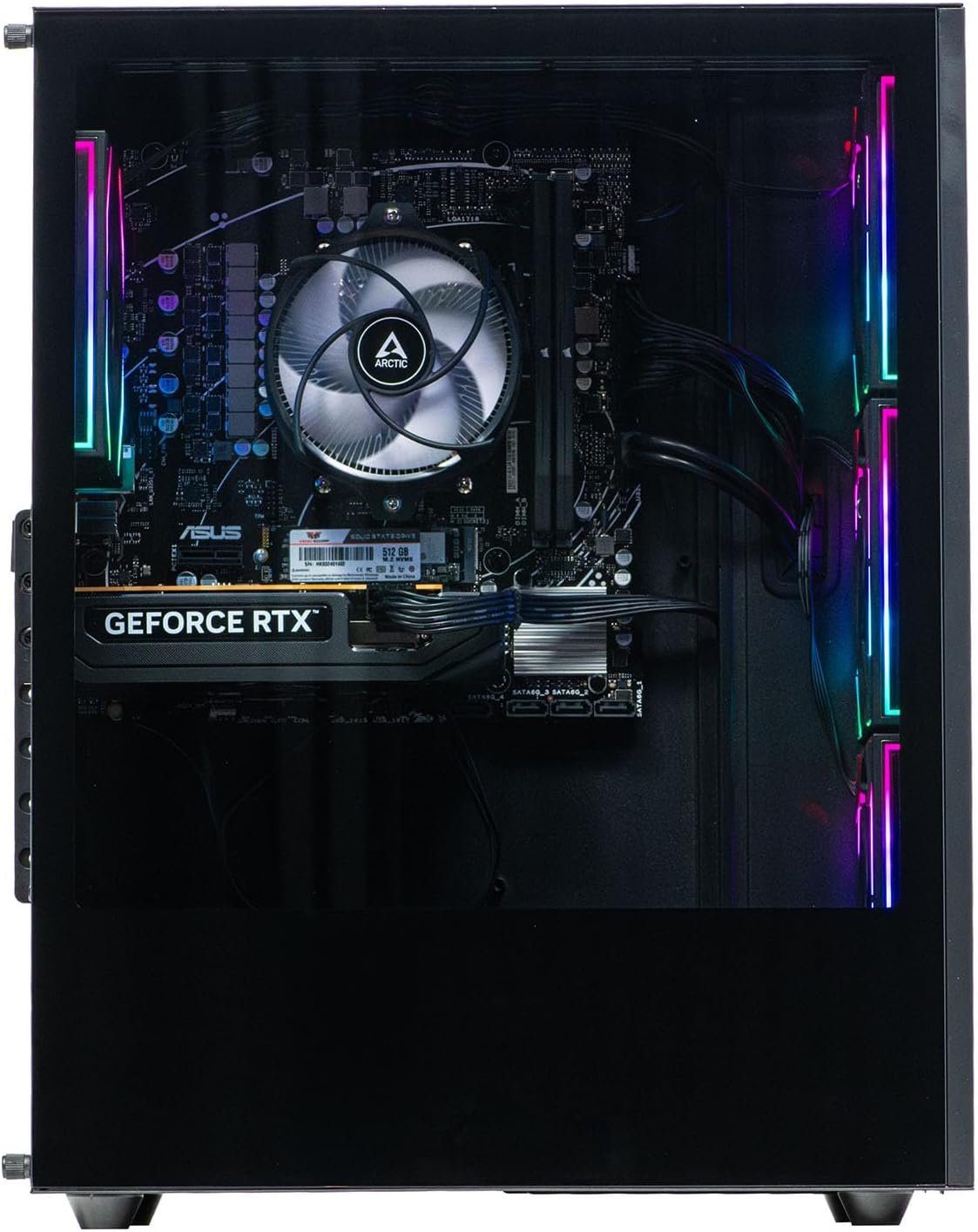 Veno Scorp Gaming PC AMD Ryzen 5 5500 Processor Nvidia RTX 3050 6GB Graphics Card - 16GB 3200MHz Ram - 512GB NVMe SSD - 550W PSU - Windows 11 - WiFi - Titan 4 - Image 3