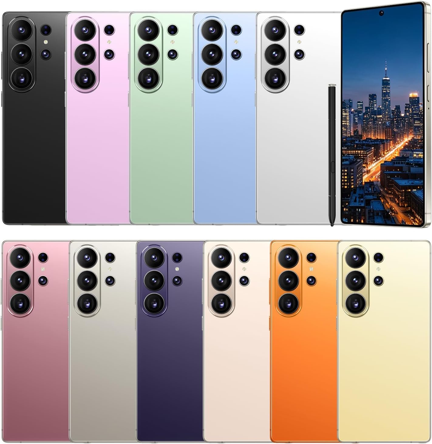 TryFirst 4G Unlocked Smartphone, 6.6-Inch HD+ In-Cell Punch-Hole Display, 4GB RAM+32GB ROM Expand to 256GB, 21MP+13MP Camera, Android 12, Type-C Fast Charging, Face Unlock (Golden) - Image 3