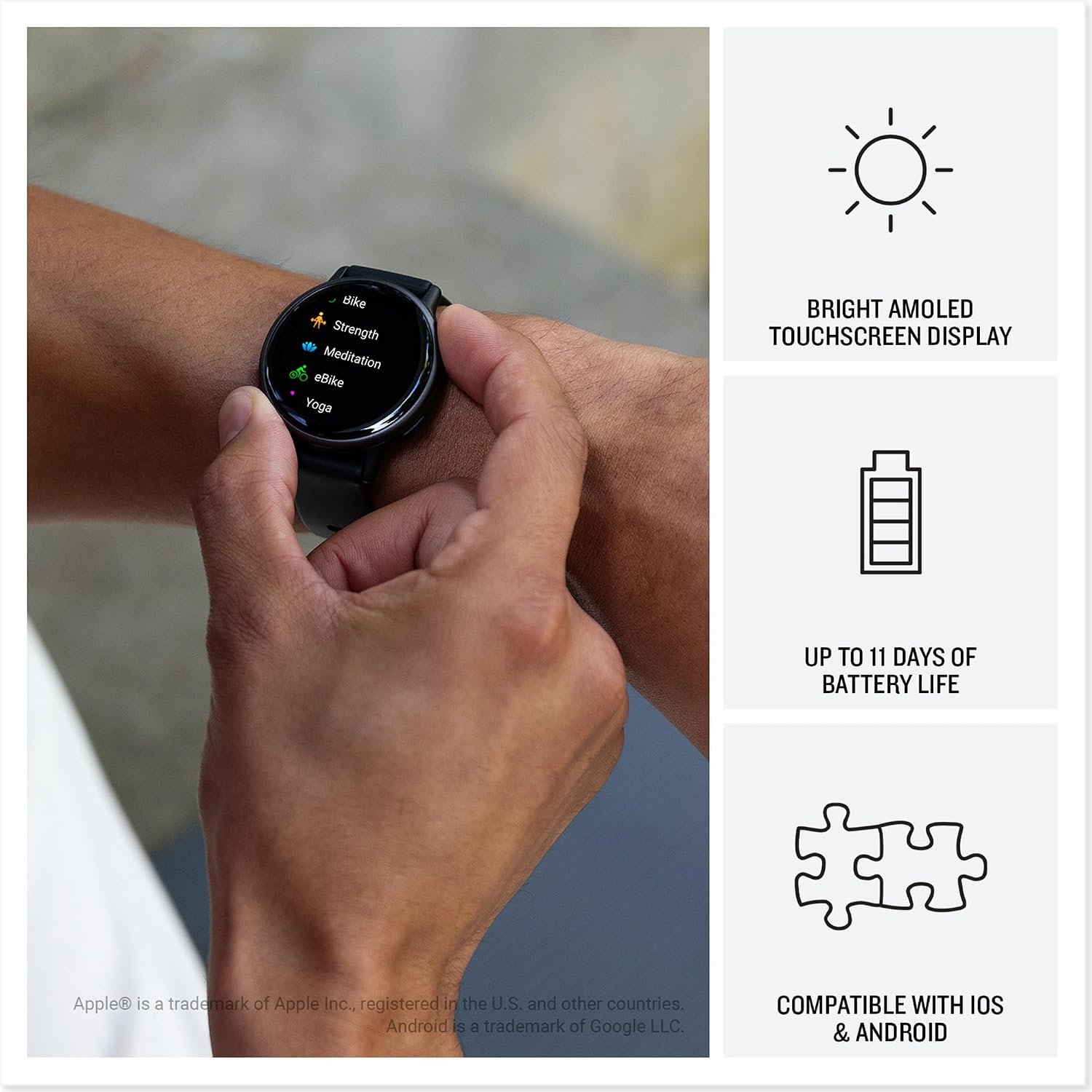 Garmin vívoactive 5 GPS Smartwatch, AMOLED Touchscreen - Image 3