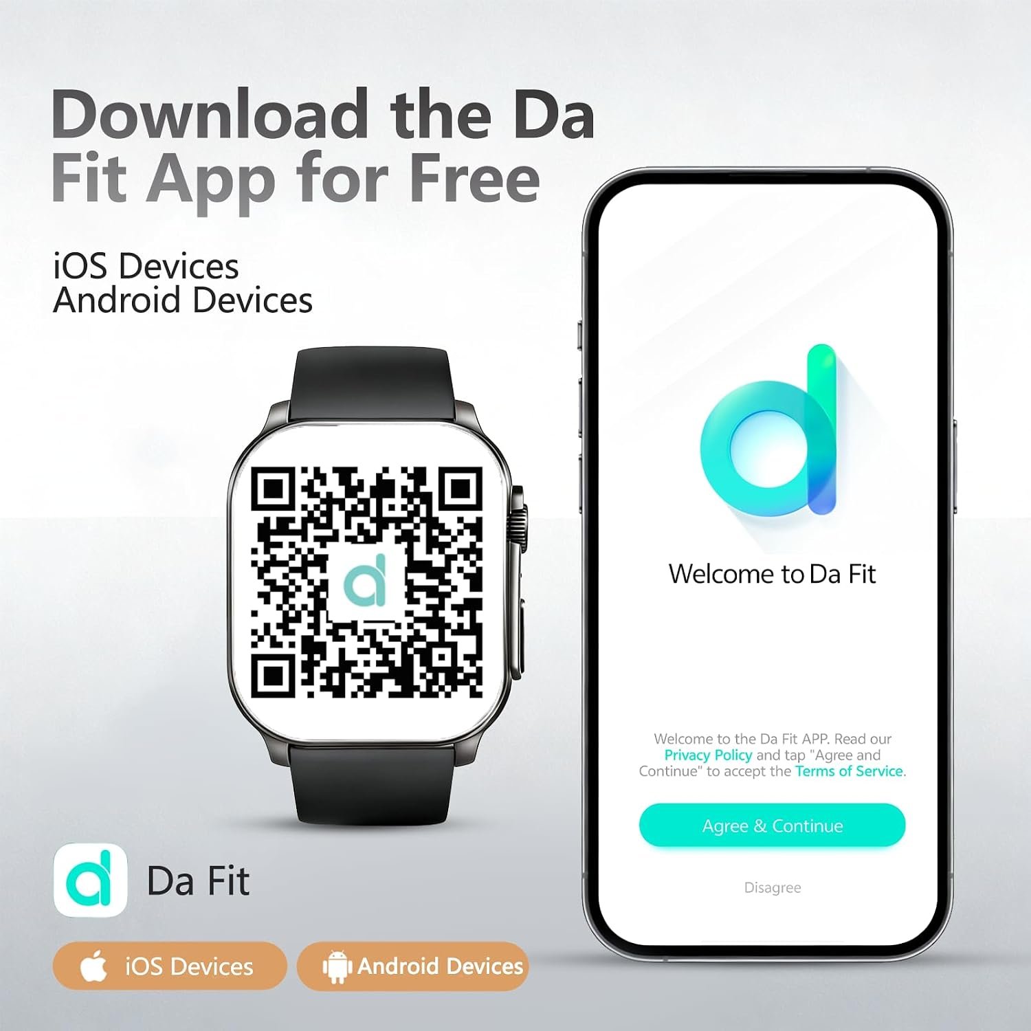 Smart Watch for Men, 2.01" AMOLED Ultra-Clear Curved Screen Fitness Watch - Image 7