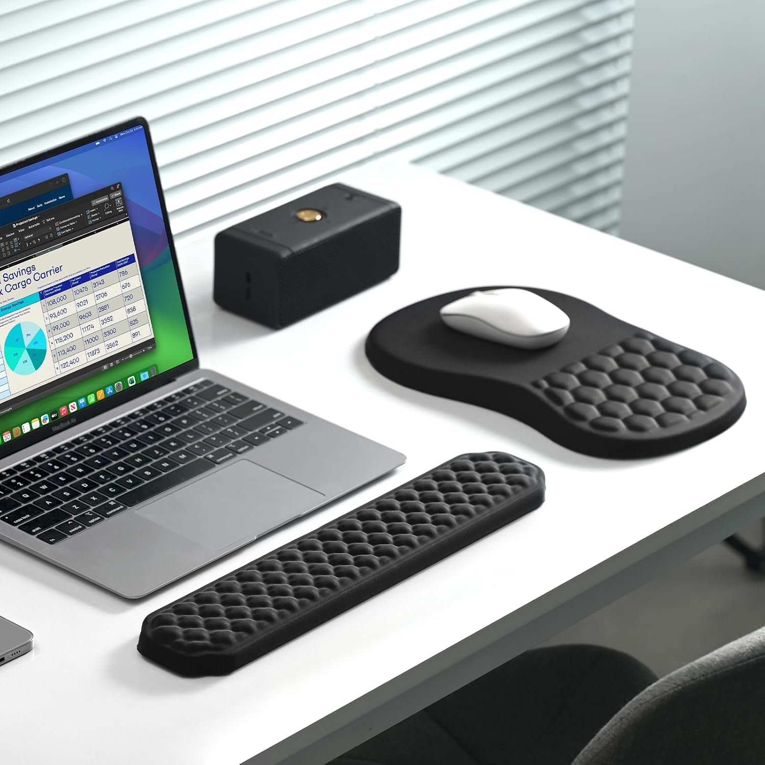 EooCoo Keyboard Wrist Rest and Mouse Mat Wrist Support Set - Image 8