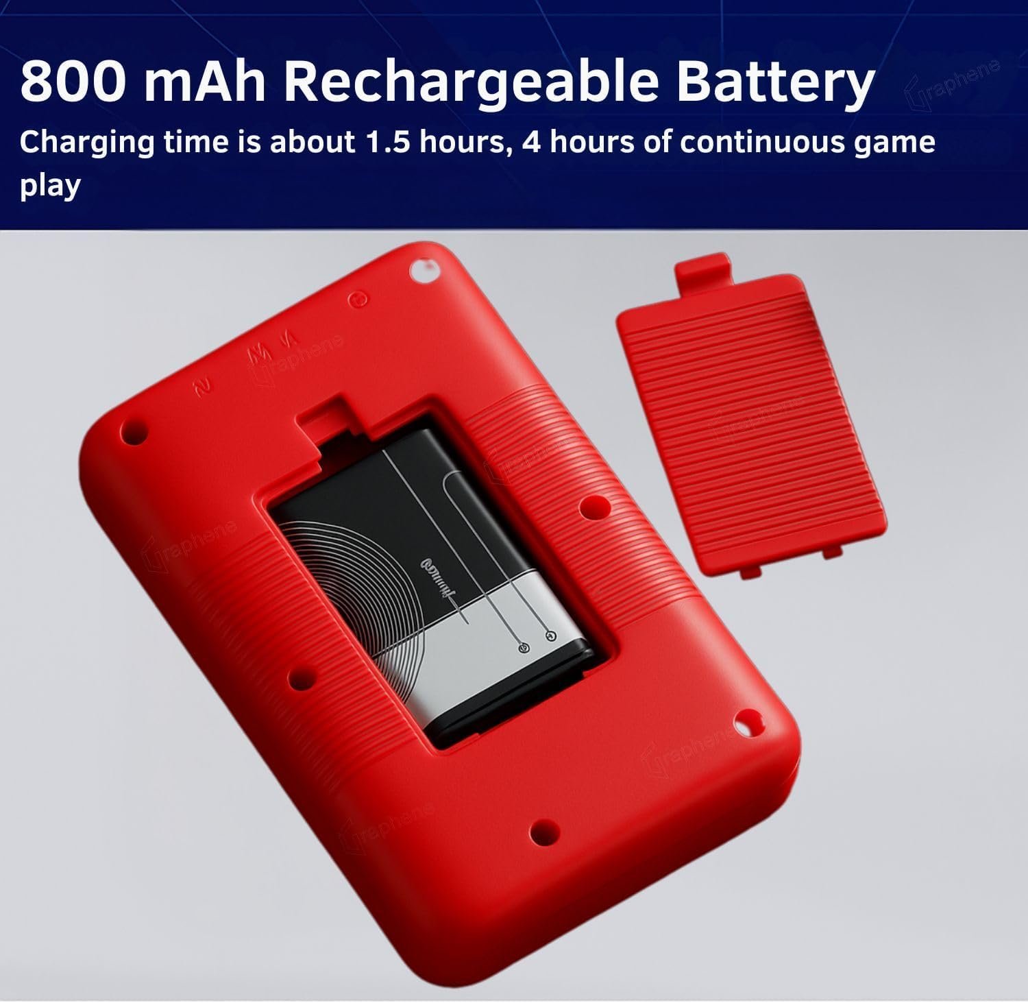 Retro Handheld Gaming Console with 400+ ClassicGames | 3.0-Inch LCD Screen | Rechargeable Battery | Portable Video Game Player with TV Output | Fun Gift for (Ages 14+) & Adults(Multi Color) - Image 7