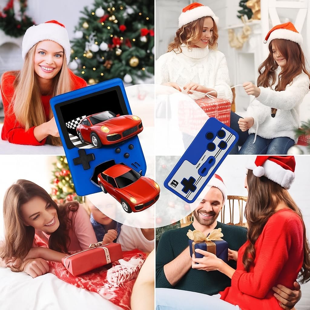 Retro Handheld Gaming Console with 400+ ClassicGames | 3.0-Inch LCD Screen | Rechargeable Battery | Portable Video Game Player with TV Output | Fun Gift for (Ages 14+) & Adults(Multi Color) - Image 8