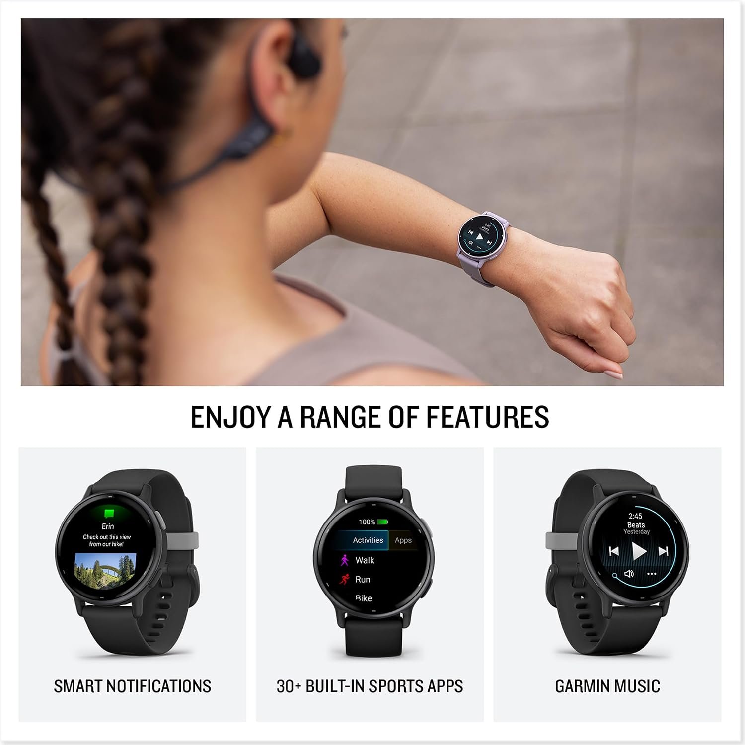 Garmin vívoactive 5 GPS Smartwatch, AMOLED Touchscreen - Image 5