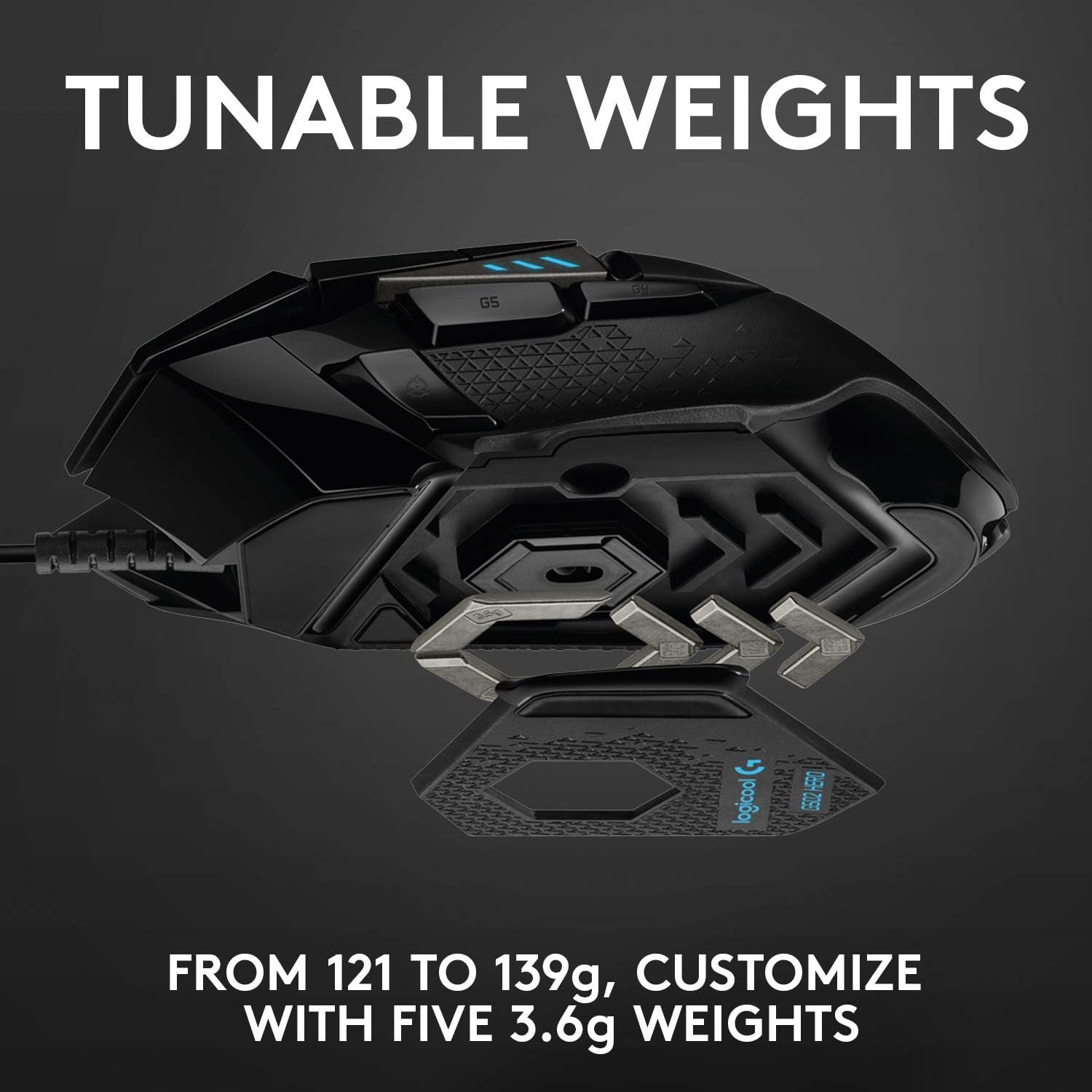 Logitech G502 HERO High Performance Wired Gaming Mouse - Image 3