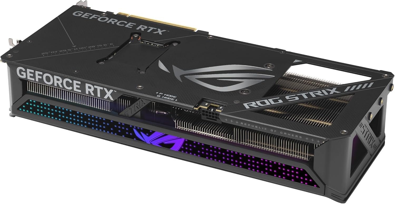 ASUS ROG STRIX RTX5070 OC, PCIe5, 12GB DDR7, 2 HDMI, 3 DP, 2685MHz Clock, RGB Lighting, Overclocked - Image 7