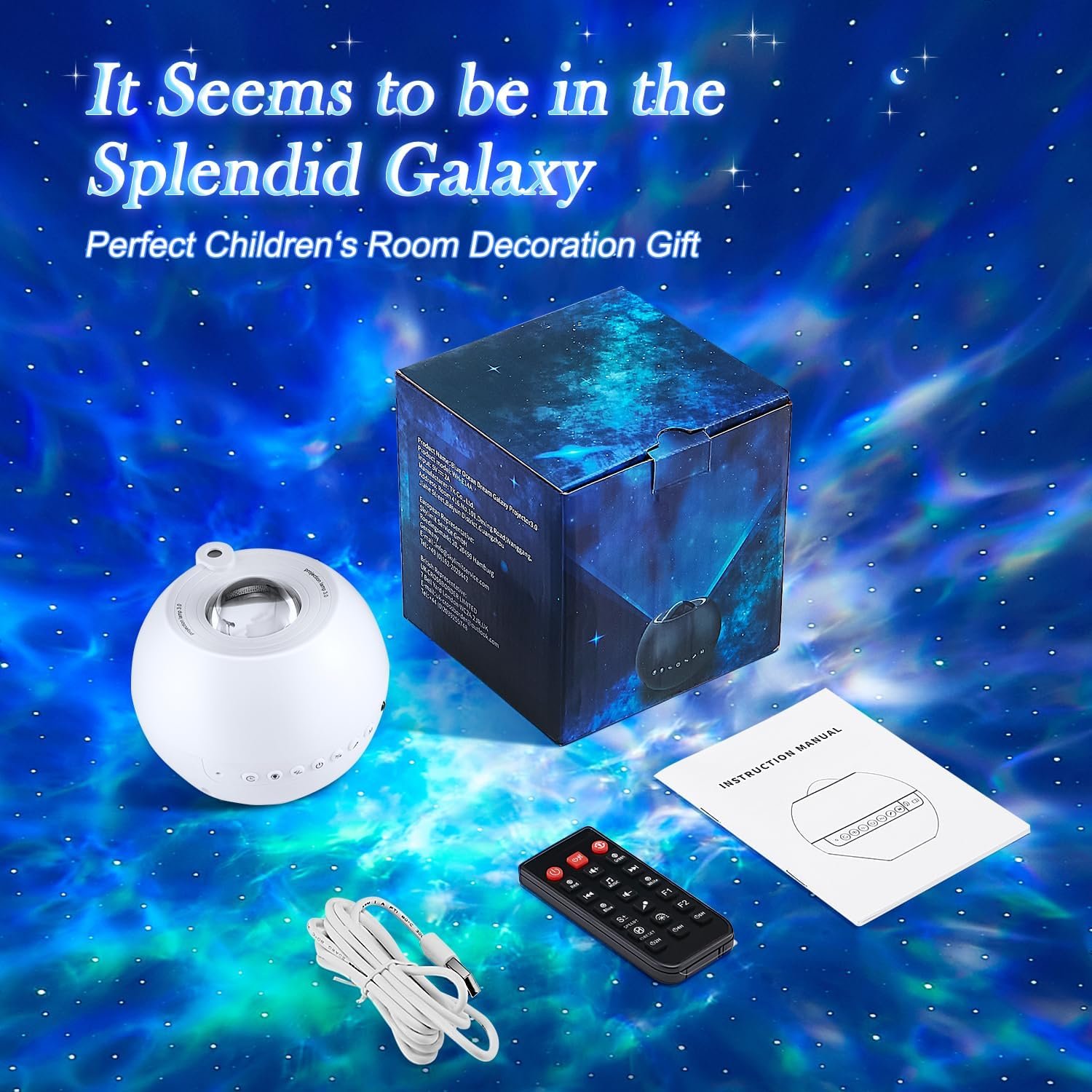 PIKOY Galaxy Projector,15 Colors,Gifts Girl&Women&Boy,Birthday,White Noise - Image 9