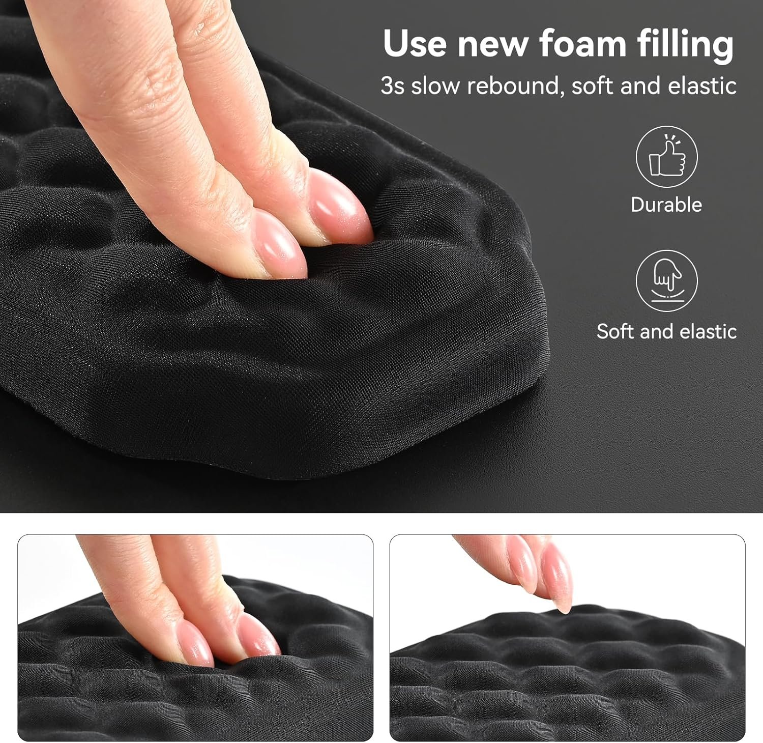 EooCoo Keyboard Wrist Rest and Mouse Mat Wrist Support Set - Image 4