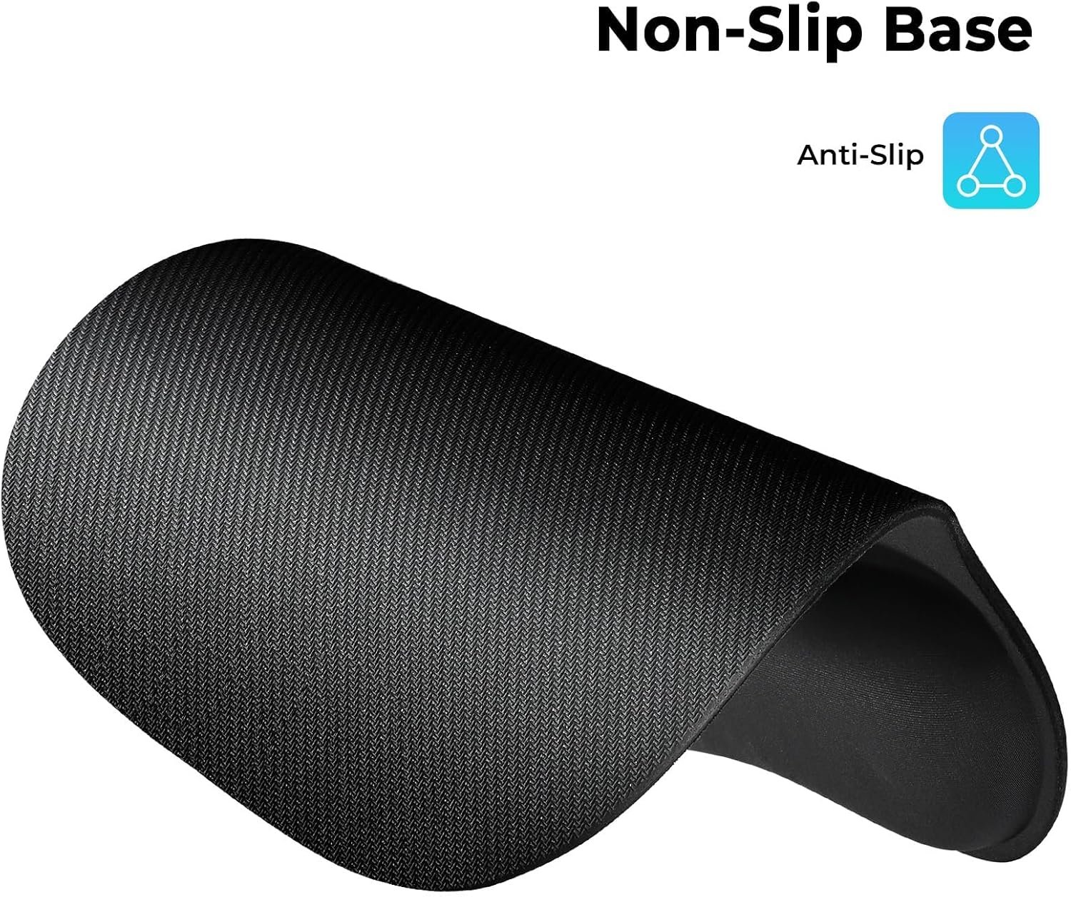 EooCoo Mouse Mat Wrist Support, Gaming Mouse Pad, Black - Image 7