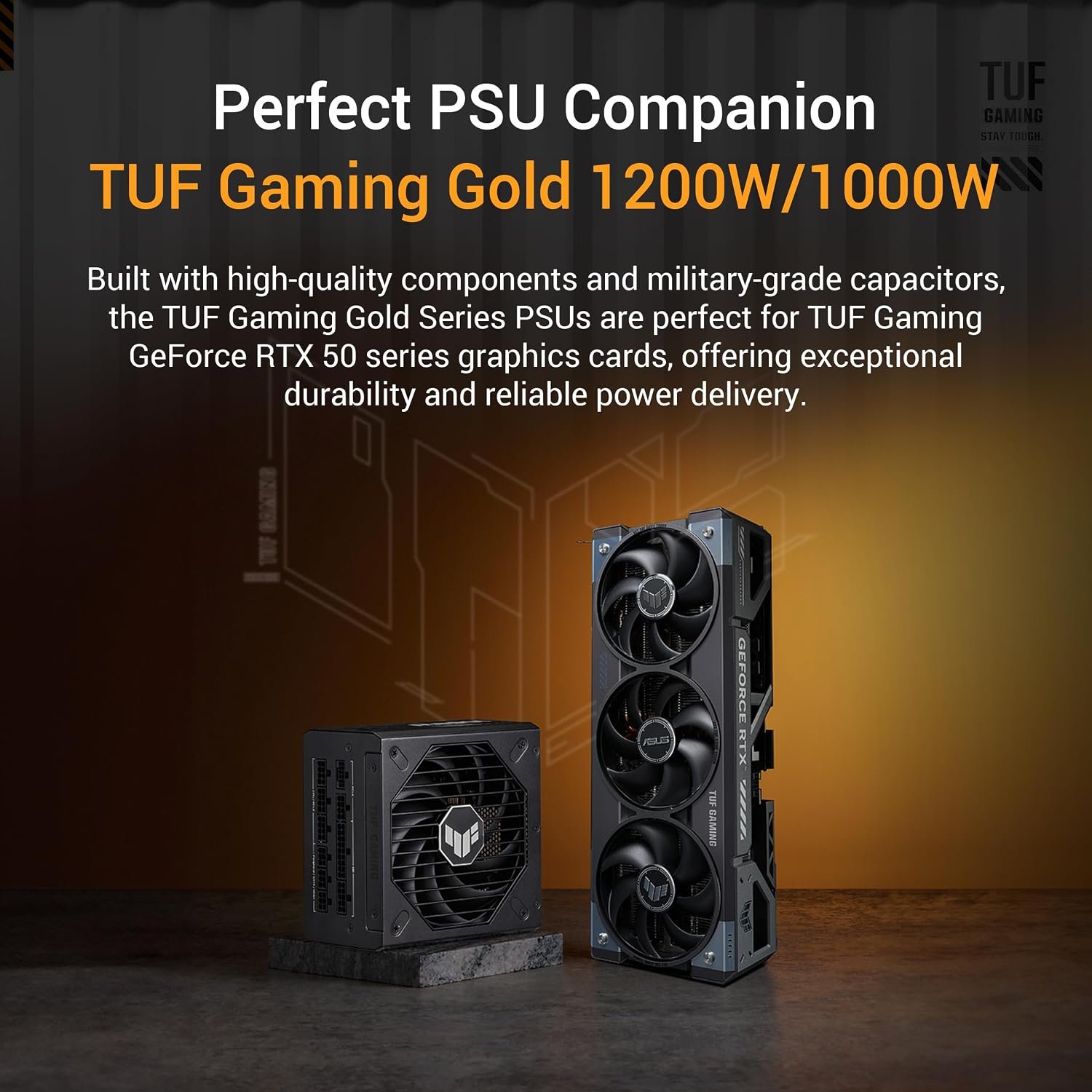 ASUS TUF Gaming GeForce RTX 5080 16GB GDDR7 OC Edition Gaming Graphics Card (PCIe 5.0, HDMI/DP 2.1, 3.6-slot, military-grade components, protective PCB coating, axial-tech fans, vapor chamber) - Image 5