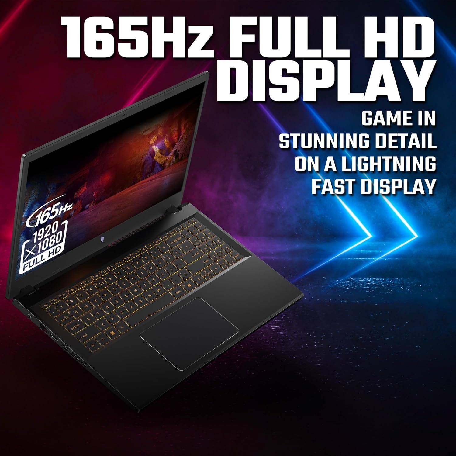 Acer Nitro V15 ANV15-52 Gaming Laptop - Intel Core i7-13620H, 16GB, 512GB SSD, NVIDIA GeForce RTX 5050, 15.6" Full HD 165Hz, Windows 11, Black - Image 5