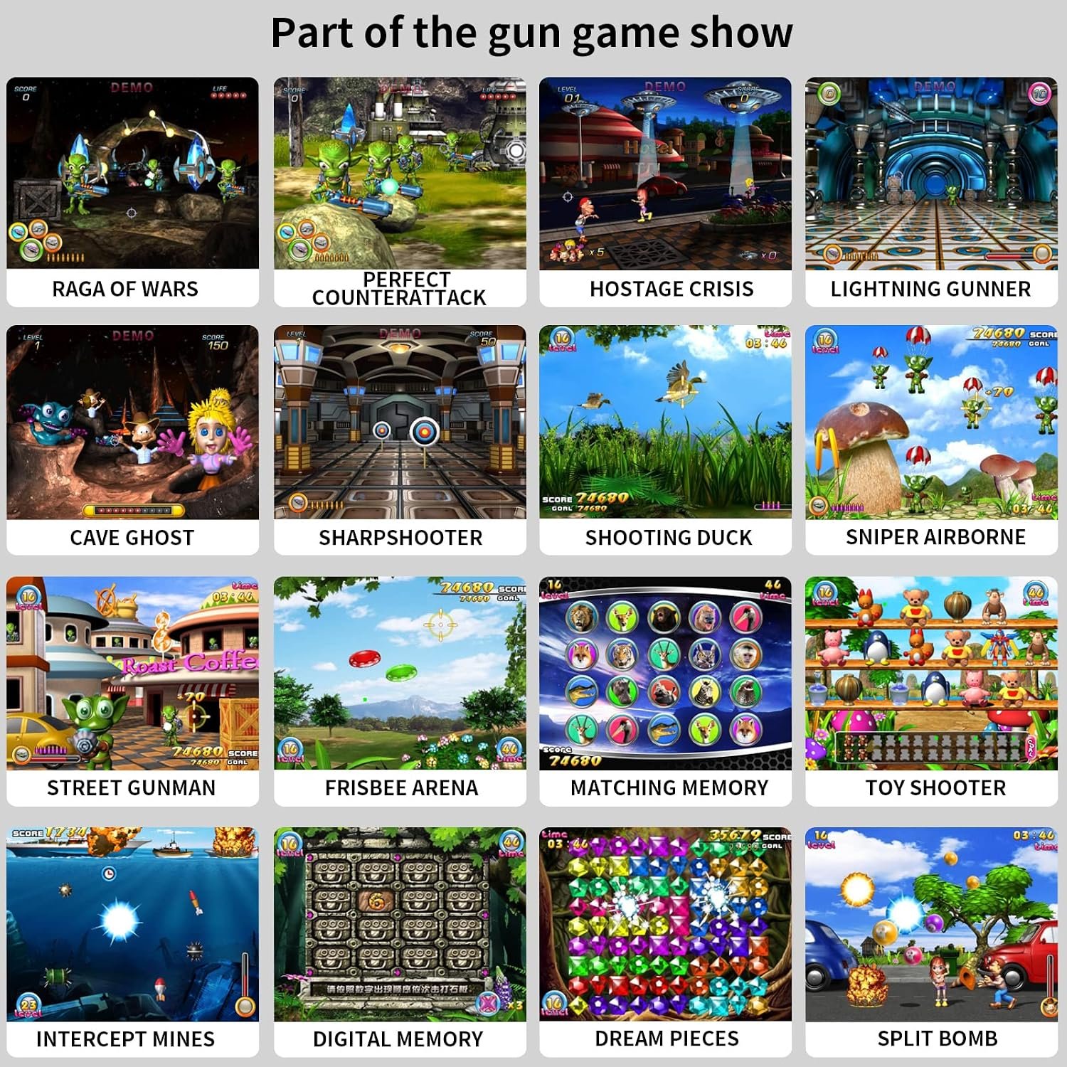 Game Console with 100+ Games, Handheld Retro Video Console for Kids& Adults, Game System with AR Gun,2 Game Controller, TV Plug& Play, Xmas Birthday Toy Gift for Boys& Girls Age 3 + - Image 6