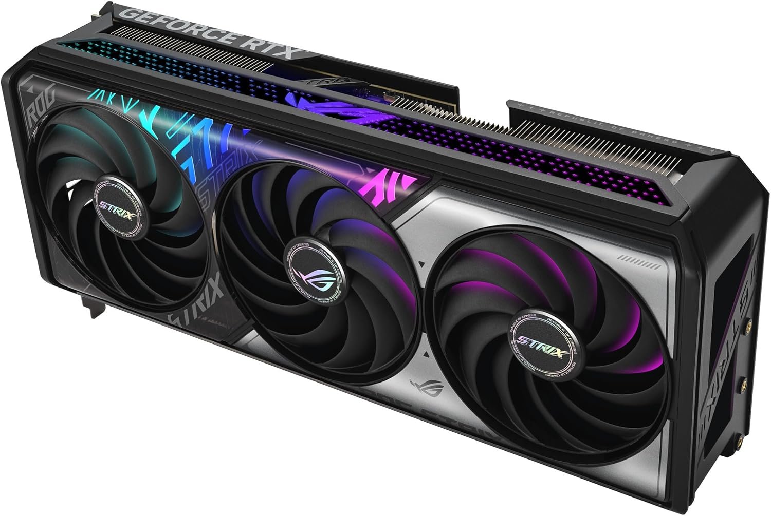 ASUS ROG STRIX RTX5070 OC, PCIe5, 12GB DDR7, 2 HDMI, 3 DP, 2685MHz Clock, RGB Lighting, Overclocked - Image 5