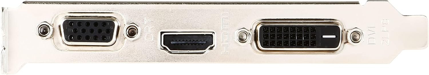 MSI GeForce GT 710 2GD3H LP Graphics Card '2GB DDR3, 954MHz, Low Profile, Low Consumption, VGA, DVI-D, HDMI, HTPC, Silent Passive Fanless Cooling System' - Image 6