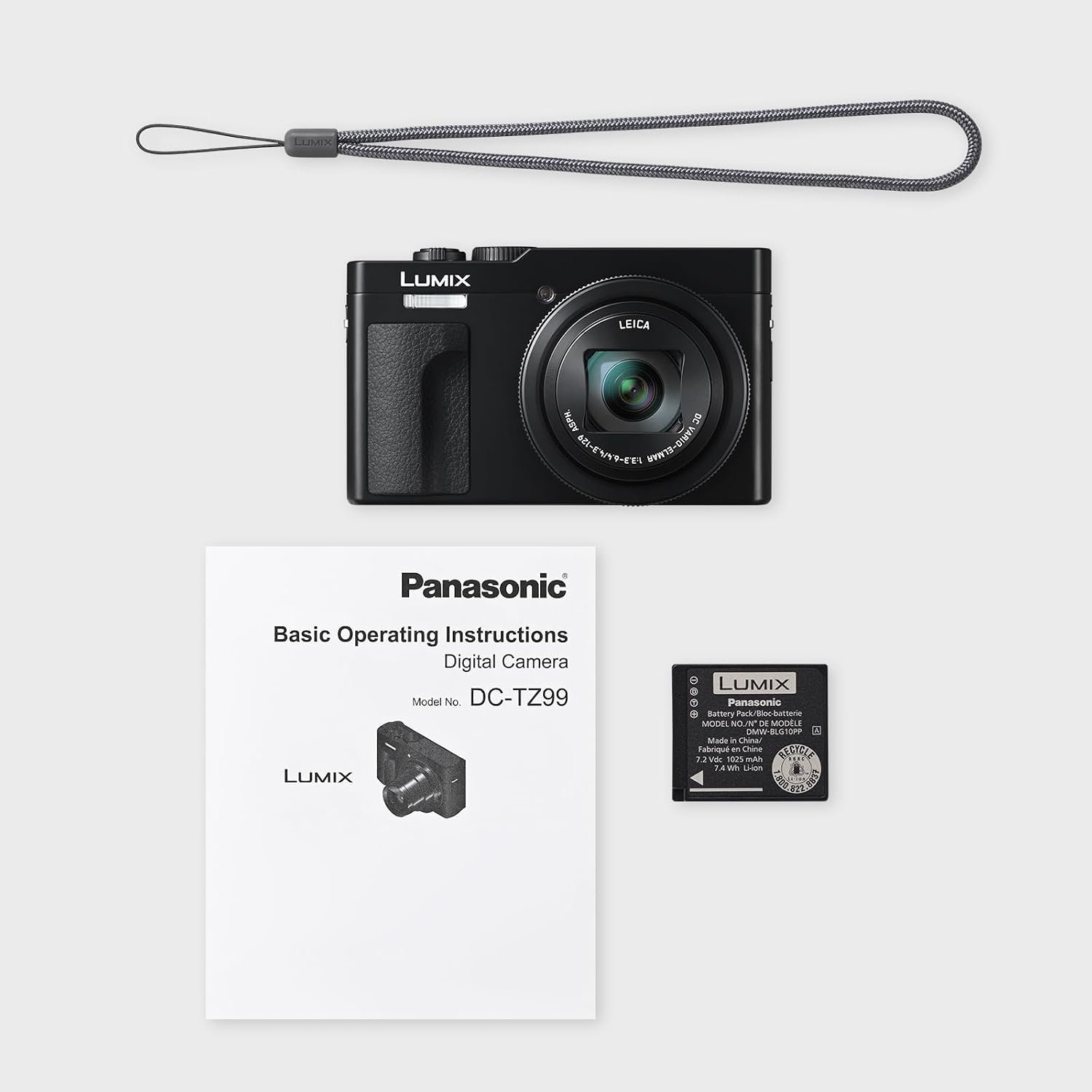 Panasonic LUMIX DC-TZ99E-K Compact Travel Zoom Camera, LEICA DC Lens, 30x Zoom, 20.3MP, 4K 30p Video, Tiltable Monitor, Wi-Fi, Bluetooth, Black - Image 8