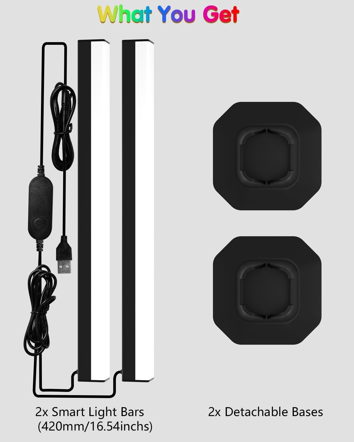 42CM RGBIC LED Light Bar for TV & PC Gaming Ambient Lighting - Image 9