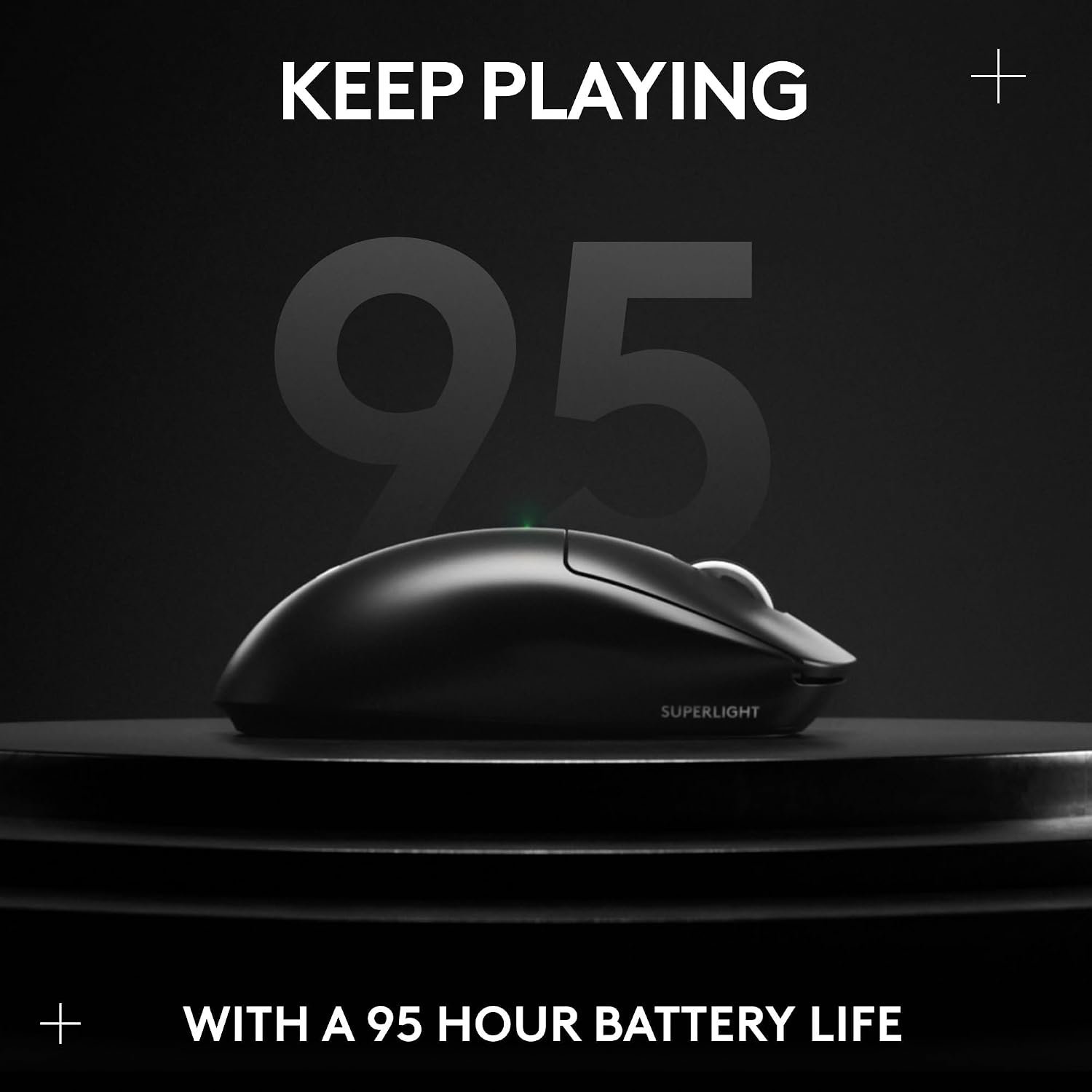 Logitech G PRO X SUPERLIGHT 2 wireless gaming mouse, 60 g pro-grade mouse with 5 programmable buttons, 44k DPI sensor, 8 kHz report rate, USB-C charging for PC/Mac - Black - Image 13
