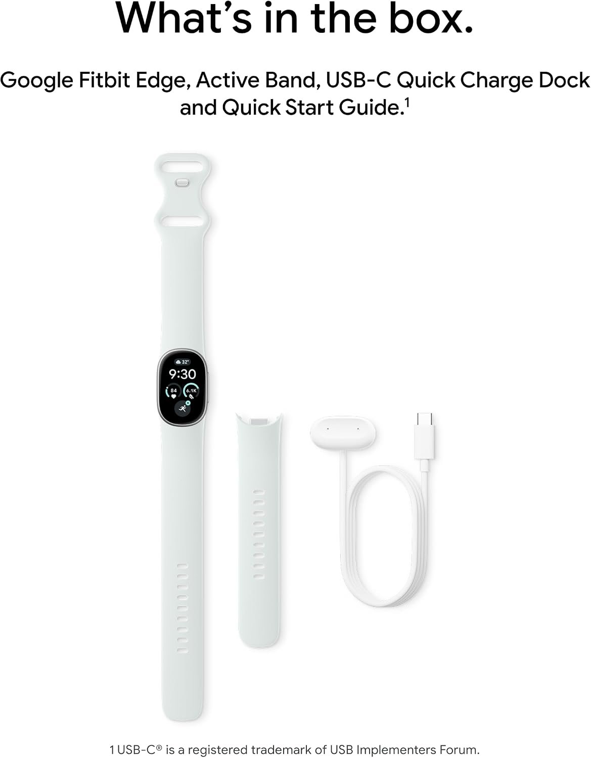 Fitbit Edge by Google - Matte Black case/Obsidian Active band - Image 14