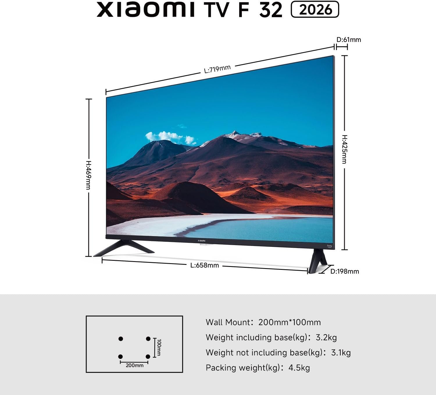 XIAOMI TV F 32, 32 Inch (81 cm) HD Smart TV, Fire TV, Dolby Audio - Image 14
