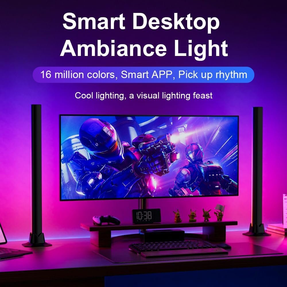 42CM RGBIC LED Light Bar for TV & PC Gaming Ambient Lighting - Image 3