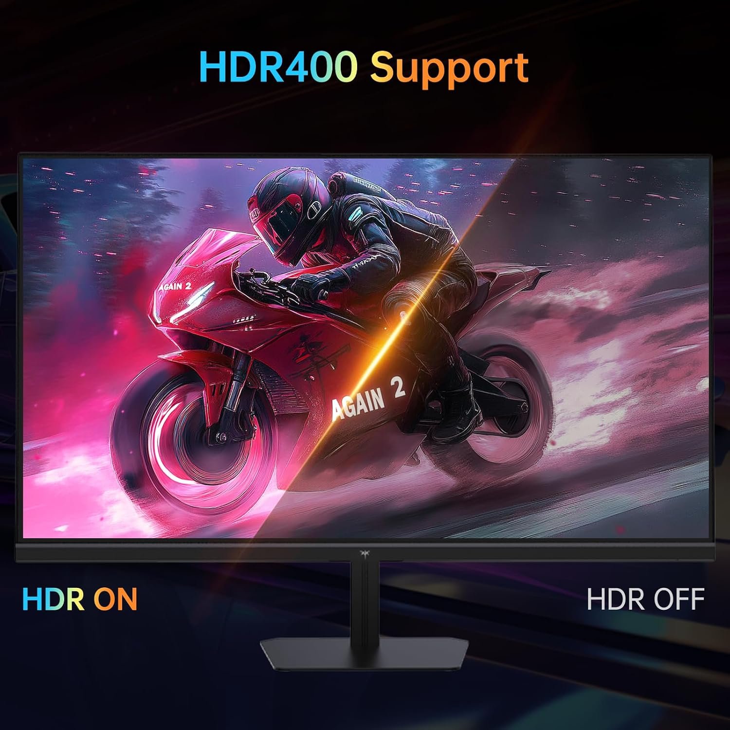 KTC 24 Inch Gaming Monitor, FHD 1080P@180Hz (OC 190Hz) Monior with Fast IPS Panel, 1ms Response Time, Adaptive Sync, HDR400, 133% sRGB, HDMI 2.0 / DP 1.4, Hardware Anti-Blue Light, VESA 100 * 100mm - Image 6