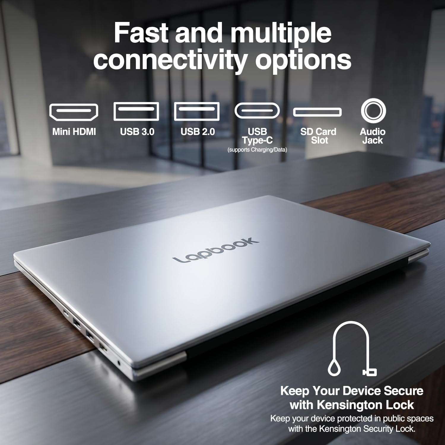 15.6" Full HD Laptop - 16GB RAM 512GB M.2 SSD Windows 11 Home, Dual-Band WiFi, Integrated Webcam - S15 N2 15 Inch Lightweight Laptop - Image 5
