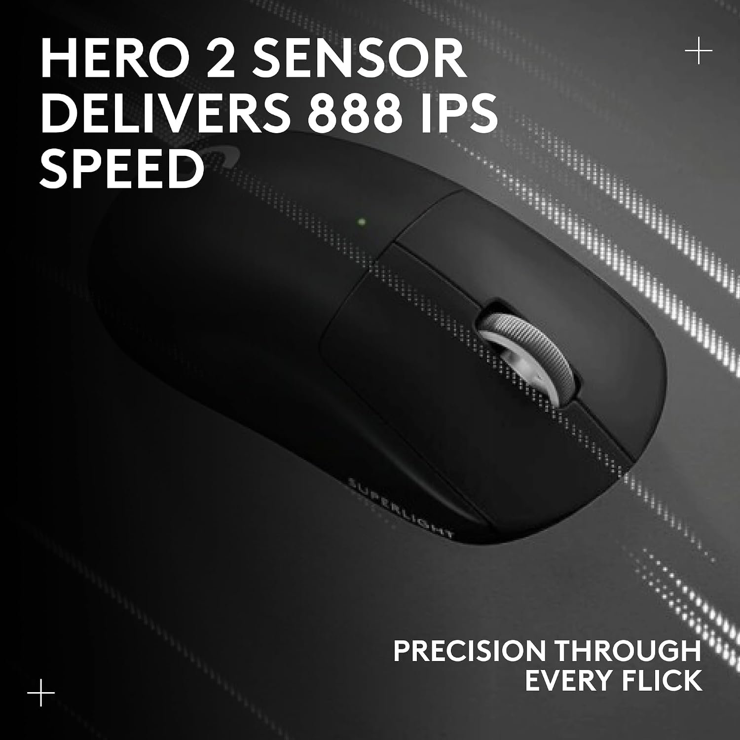 Logitech G PRO X SUPERLIGHT 2 wireless gaming mouse, 60 g pro-grade mouse with 5 programmable buttons, 44k DPI sensor, 8 kHz report rate, USB-C charging for PC/Mac - Black - Image 11