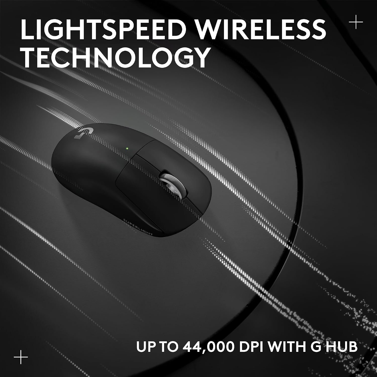 Logitech G PRO X SUPERLIGHT 2 wireless gaming mouse, 60 g pro-grade mouse with 5 programmable buttons, 44k DPI sensor, 8 kHz report rate, USB-C charging for PC/Mac - Black - Image 8