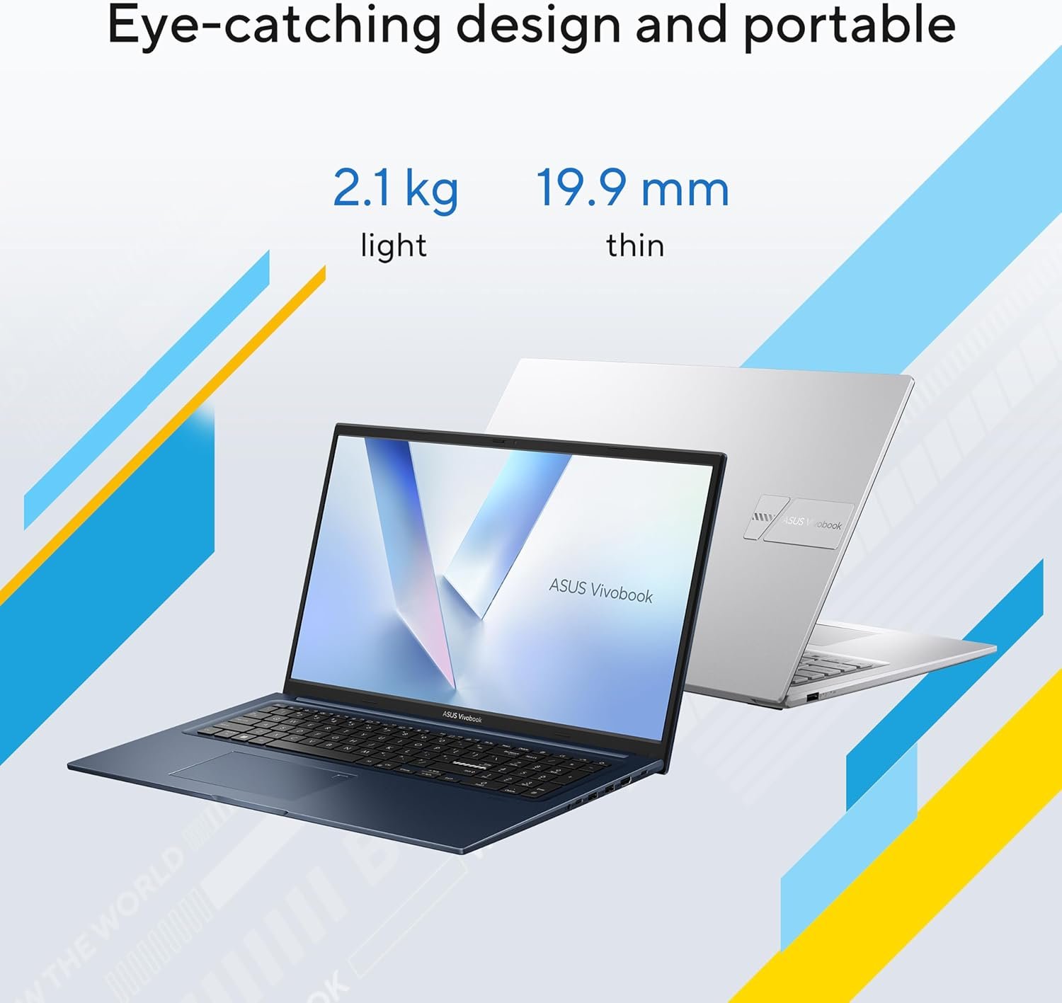 ASUS Vivobook 17 X1704VA Laptop | 17.3" Full HD screen | Intel Core 5 120U | 8GB RAM | 512GB PCIe SSD | Windows 11 - Image 7
