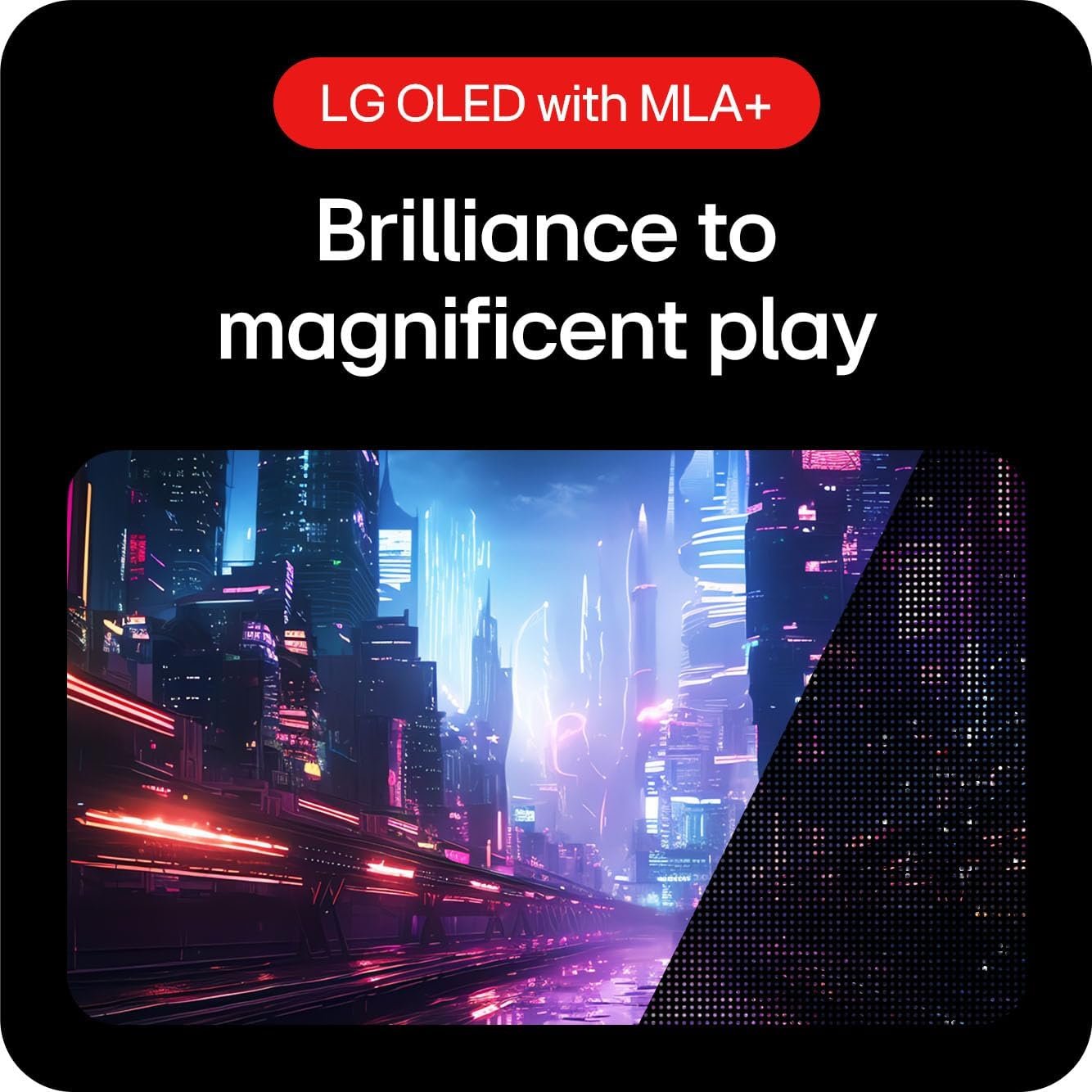 LG 27GS95QE UltraGear Gaming Monitor, 27" QHD WOLED 240Hz, Black - Image 4