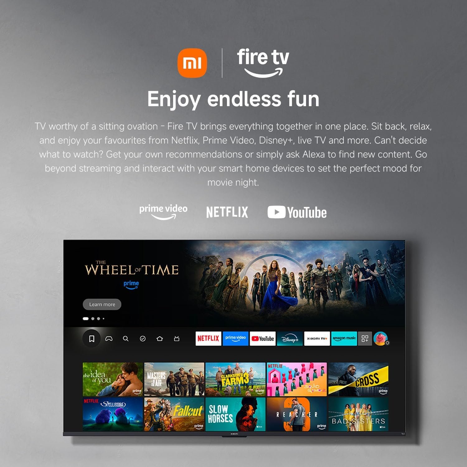 XIAOMI TV F 32, 32 Inch (81 cm) HD Smart TV, Fire TV, Dolby Audio - Image 6