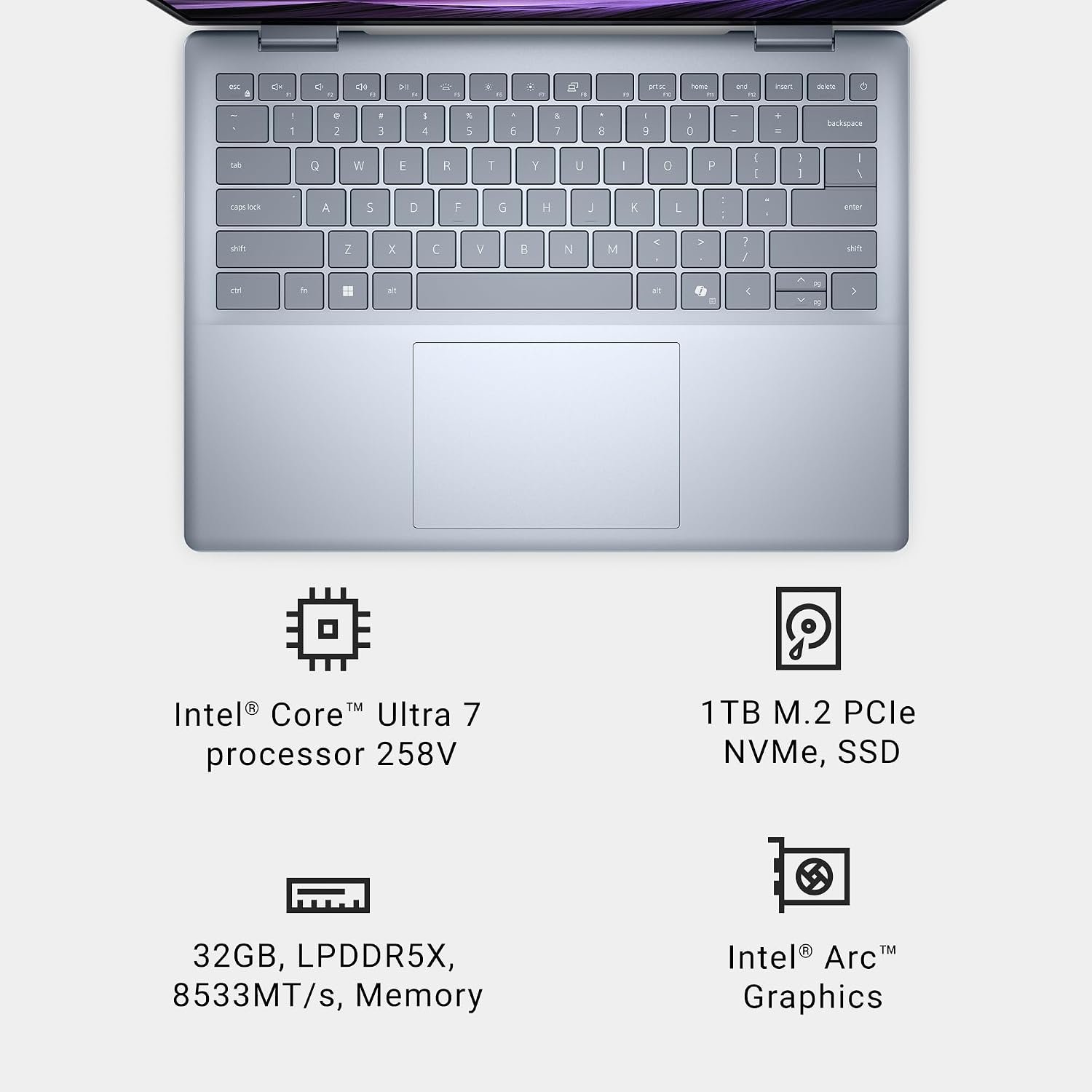Dell 14 Plus Laptop - Intel Core Ultra 7 258V, 32GB RAM, 1TB SSD - Image 14