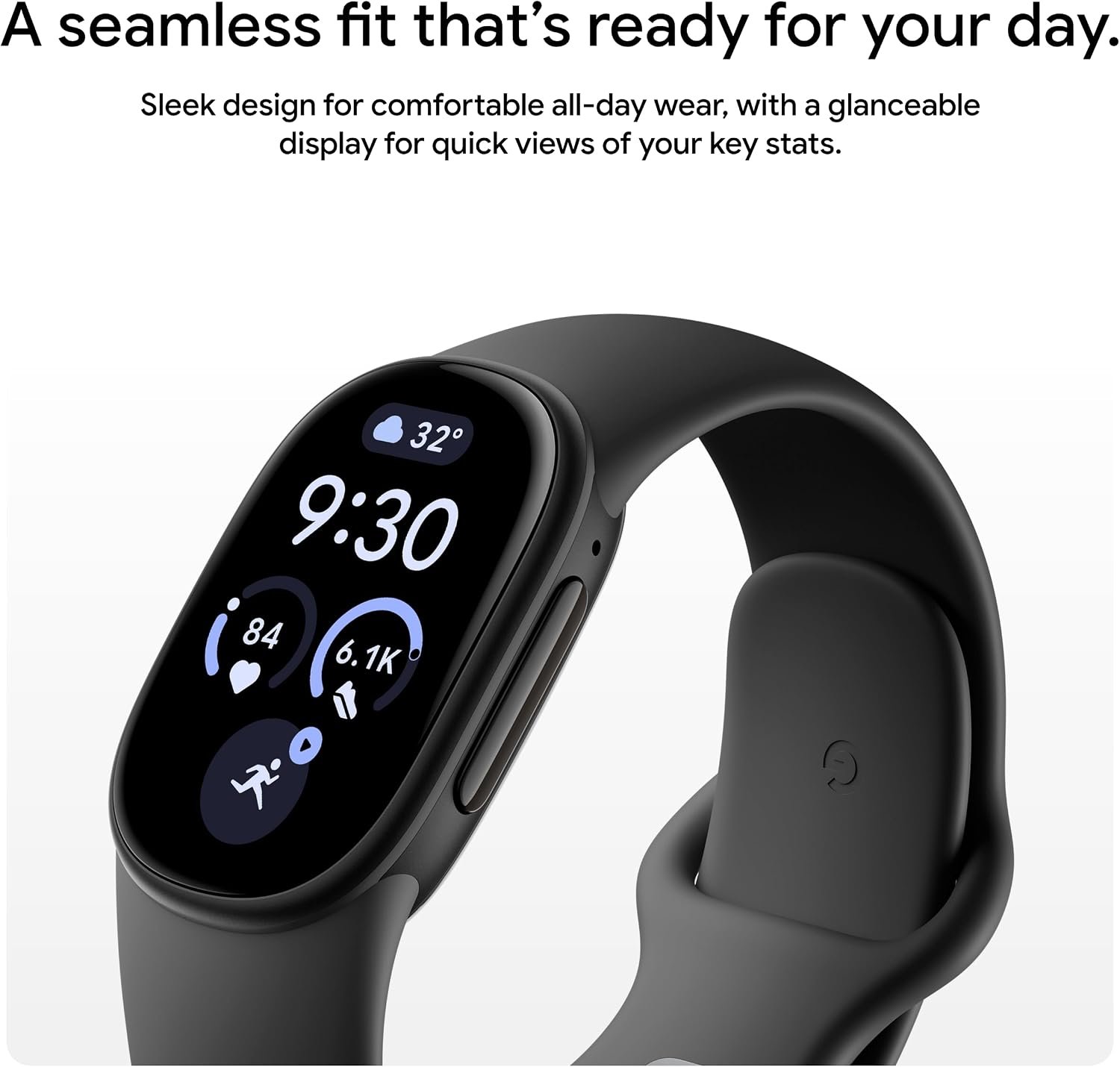 Fitbit Edge by Google - Matte Black case/Obsidian Active band - Image 7