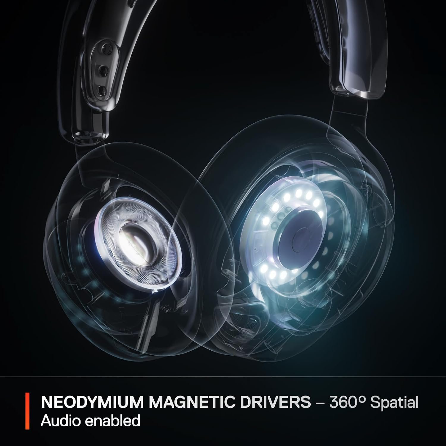 SteelSeries Arctis Nova Pro Wireless - Multi-System Gaming Headset (PS & PC/Switch + Bluetooth) - Unlimited Battery Life; 2 Hot-Swap Batteries - Active Noise Cancellation - ClearCast Gen2 Mic - Image 4
