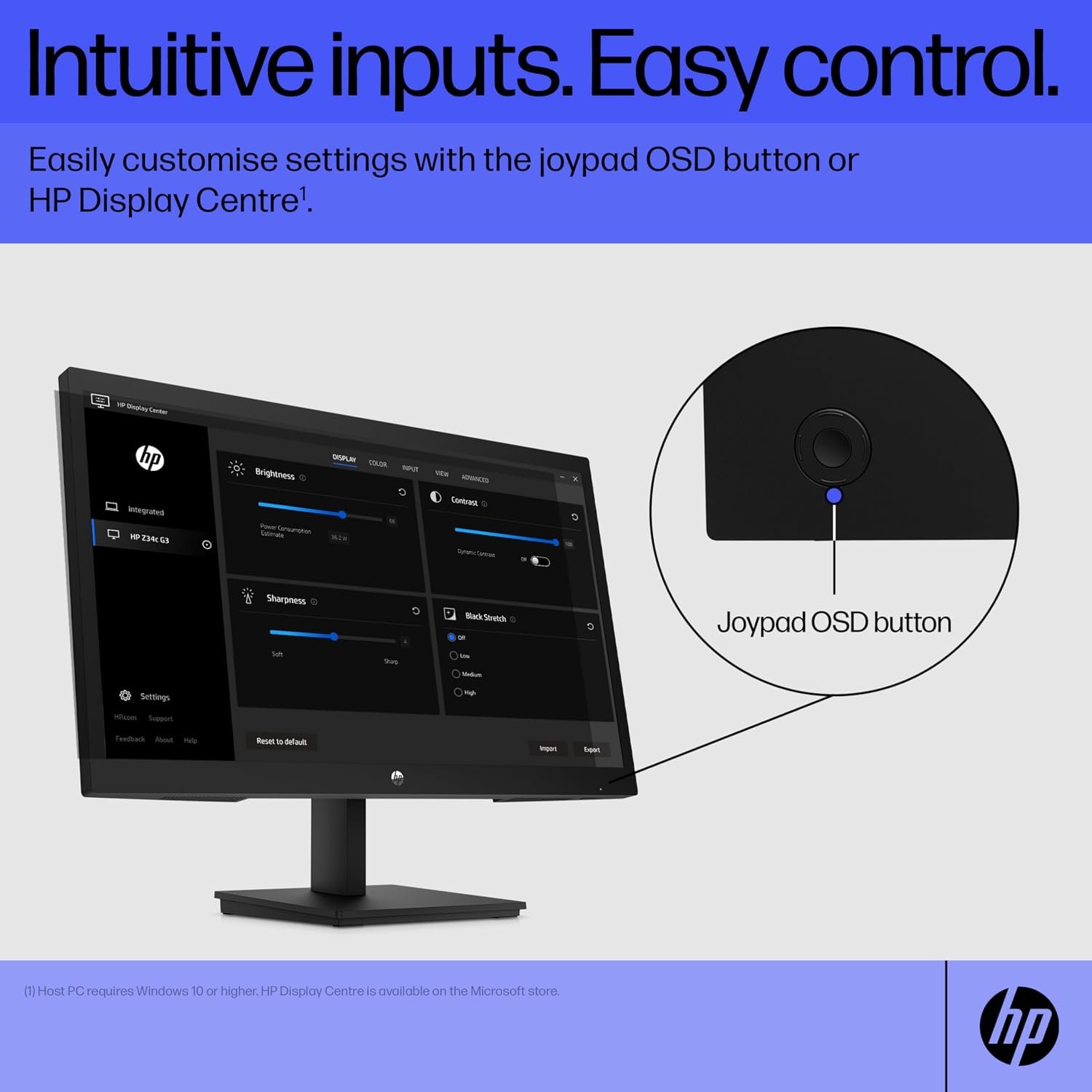 HP 21.4 5 inch Inch FHD Monitor | Full HD VA LCD Display |75hz Refresh Rate |200 Nits Brightness |3000:1 Contrast Ratio | AMD FreeSync Technology |Adjustable Tilt |1x HDMI 1.4, 1x VGA | Black |V22v G5 - Image 6