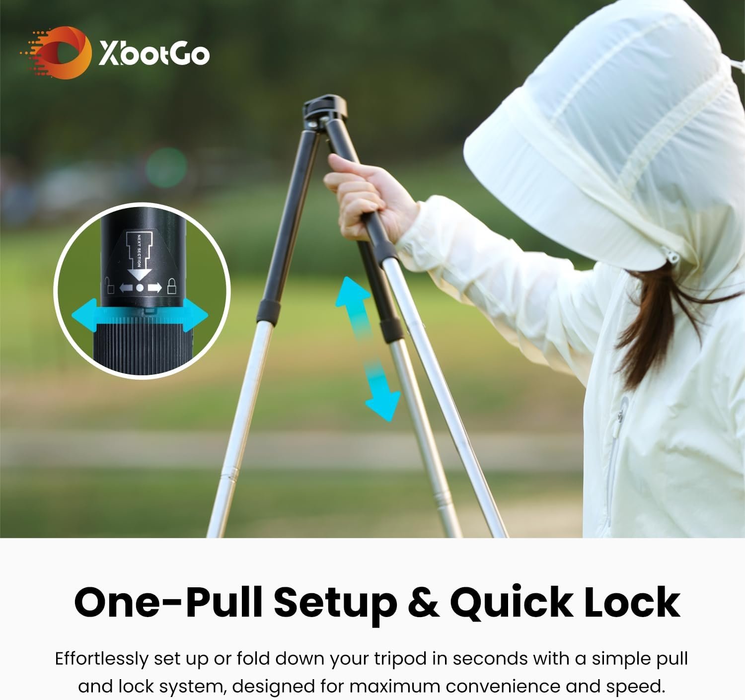 XbotGo Chameleon Flex Bundle, AI Sports Camera System & T1 Tripod - Image 2