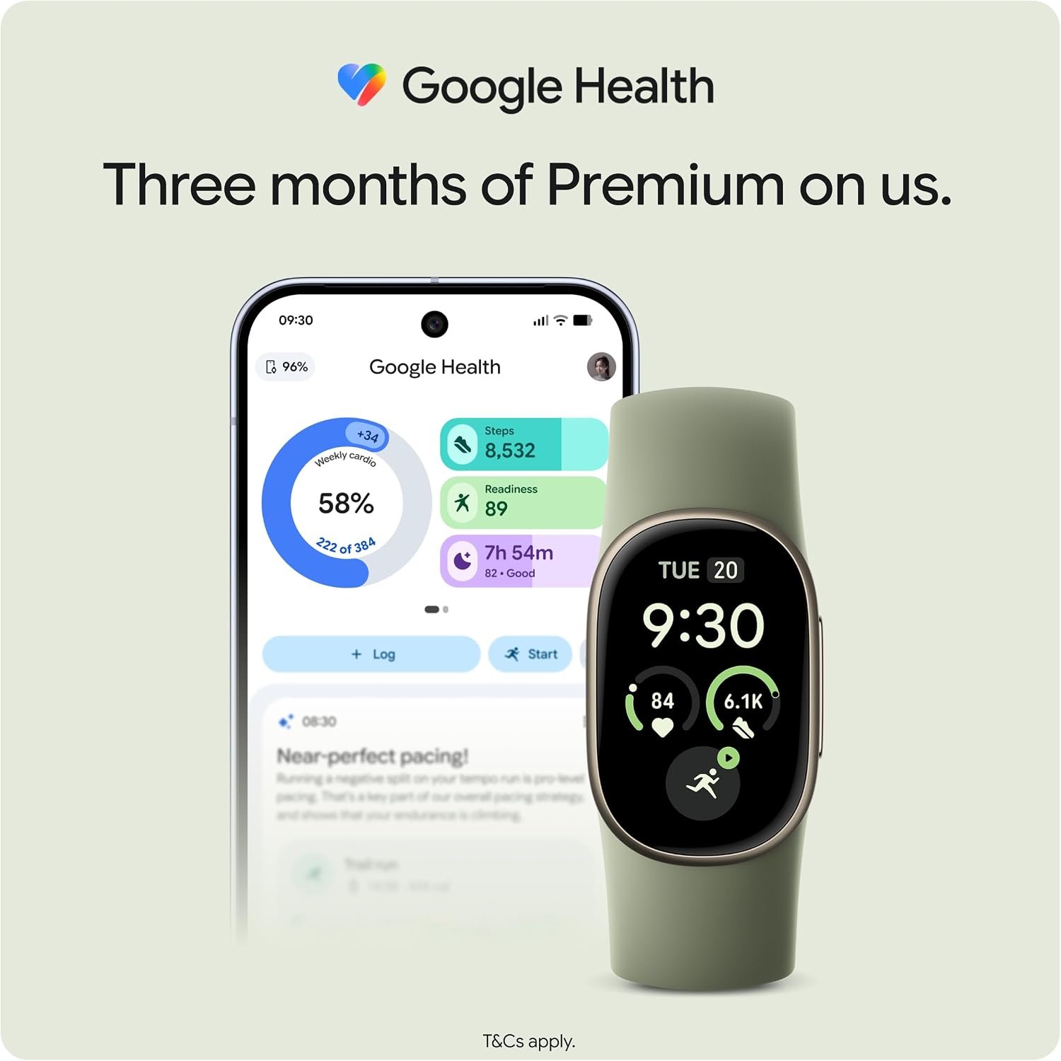 Fitbit Edge by Google - Matte Black case/Obsidian Active band - Image 2