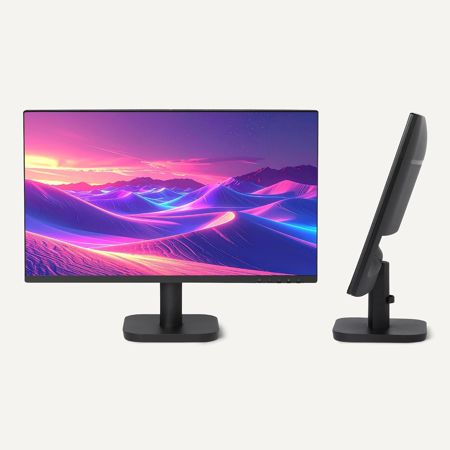 Amazon Basics 23.8-inch Computer Monitor, 120Hz, FHD 1080P, HDMI, DP, VGA, VESA Compatible, Black, for Office and Home - Image 5
