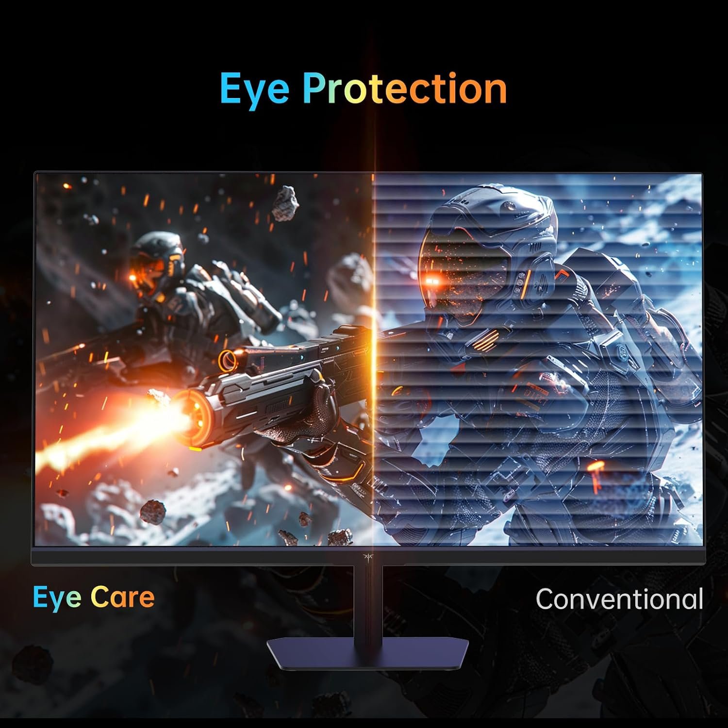 KTC 24 Inch Gaming Monitor, FHD 1080P@180Hz (OC 190Hz) Monior with Fast IPS Panel, 1ms Response Time, Adaptive Sync, HDR400, 133% sRGB, HDMI 2.0 / DP 1.4, Hardware Anti-Blue Light, VESA 100 * 100mm - Image 7