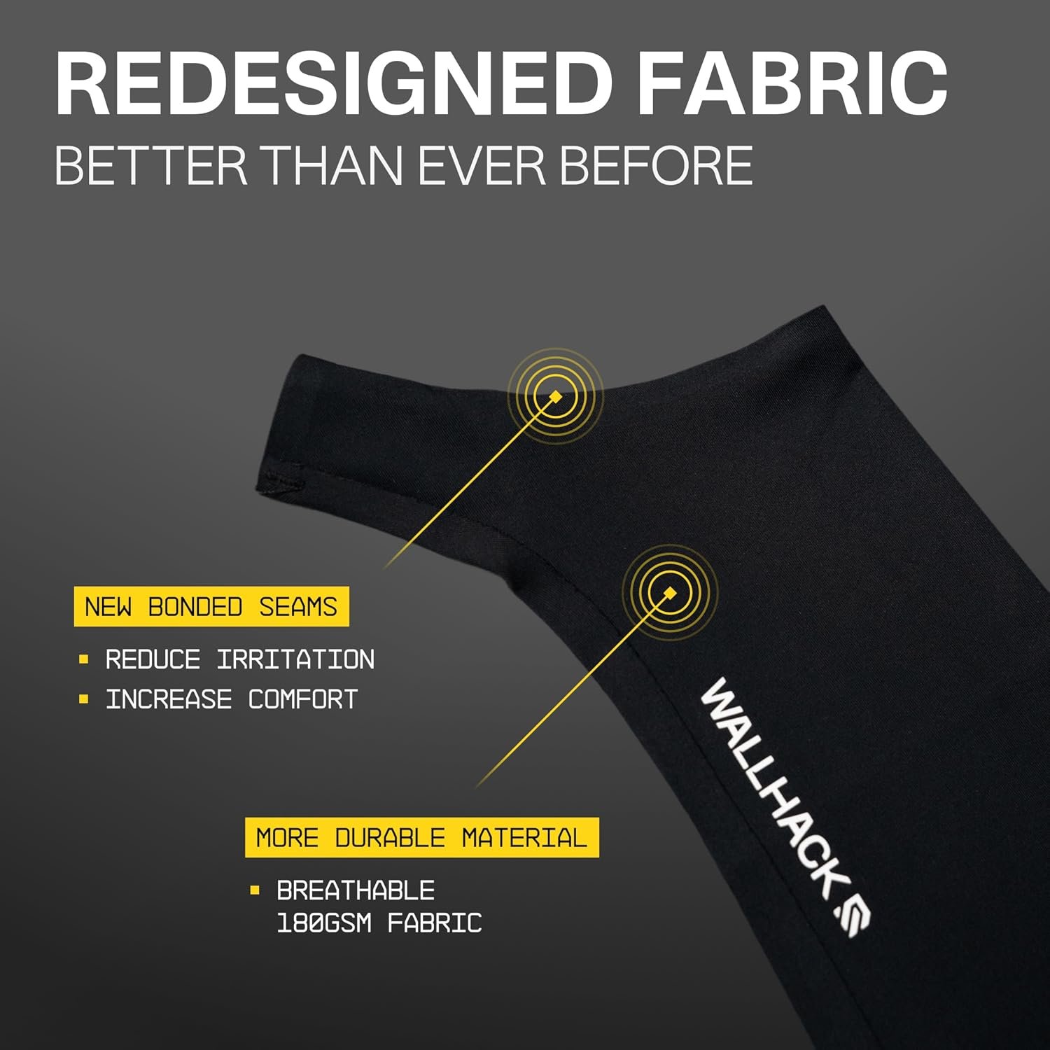 Wallhack Gaming Arm Sleeve | Low-Friction, High Comfort Performance | Improve comfort on cloth and glass mouse pads - Image 4