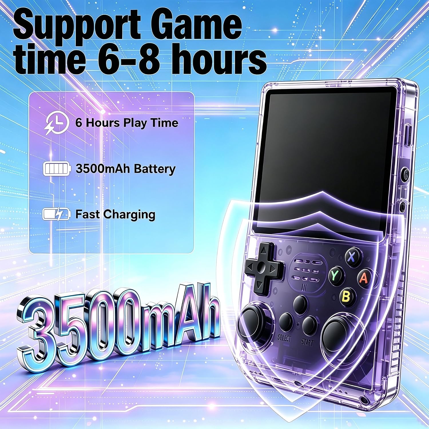 Upgraded Handheld Retro Game Console, Portable Mini Handheld Games Console - Image 4