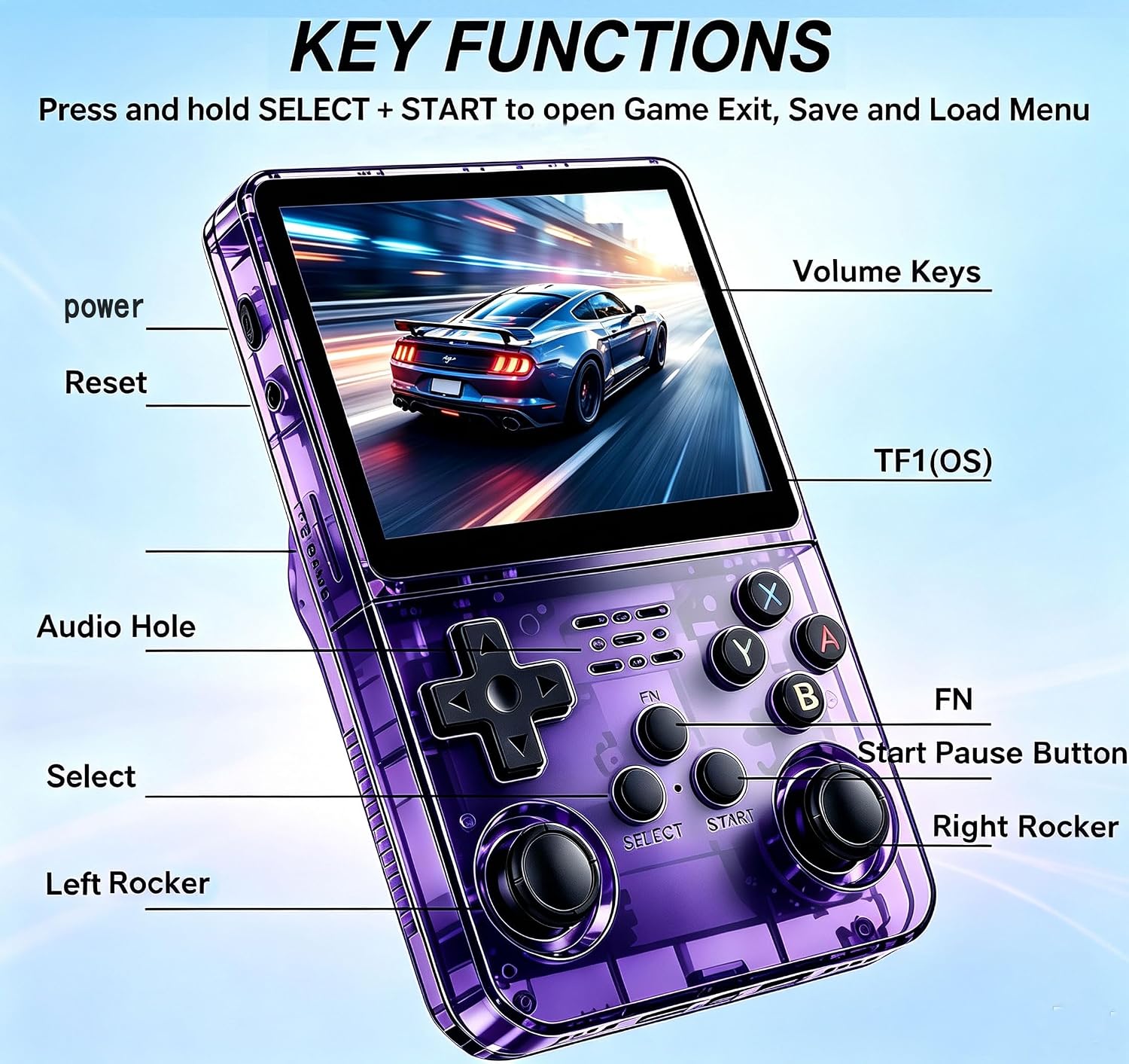 Upgraded Handheld Retro Game Console, Portable Mini Handheld Games Console - Image 6