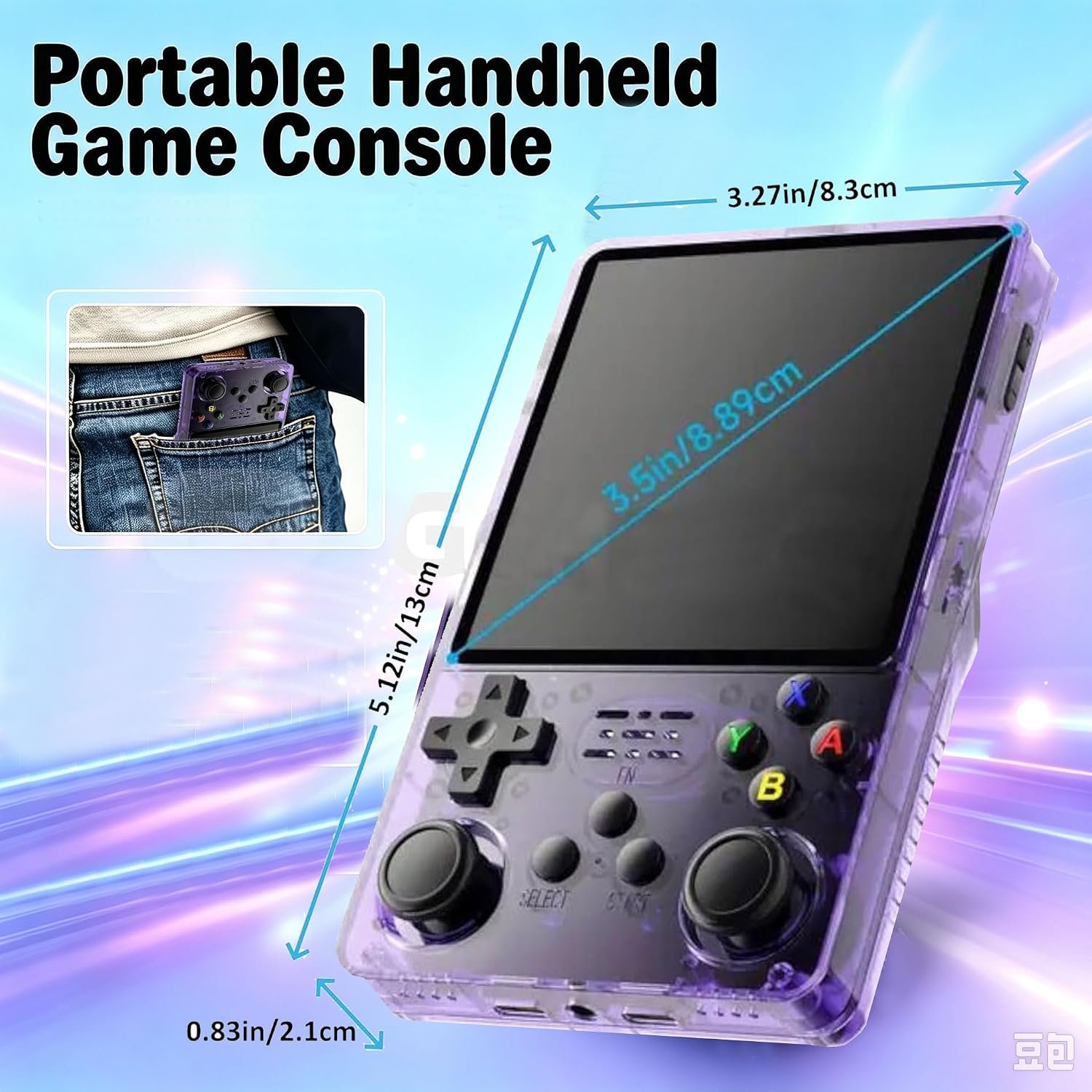 Upgraded Handheld Retro Game Console, Portable Mini Handheld Games Console - Image 5